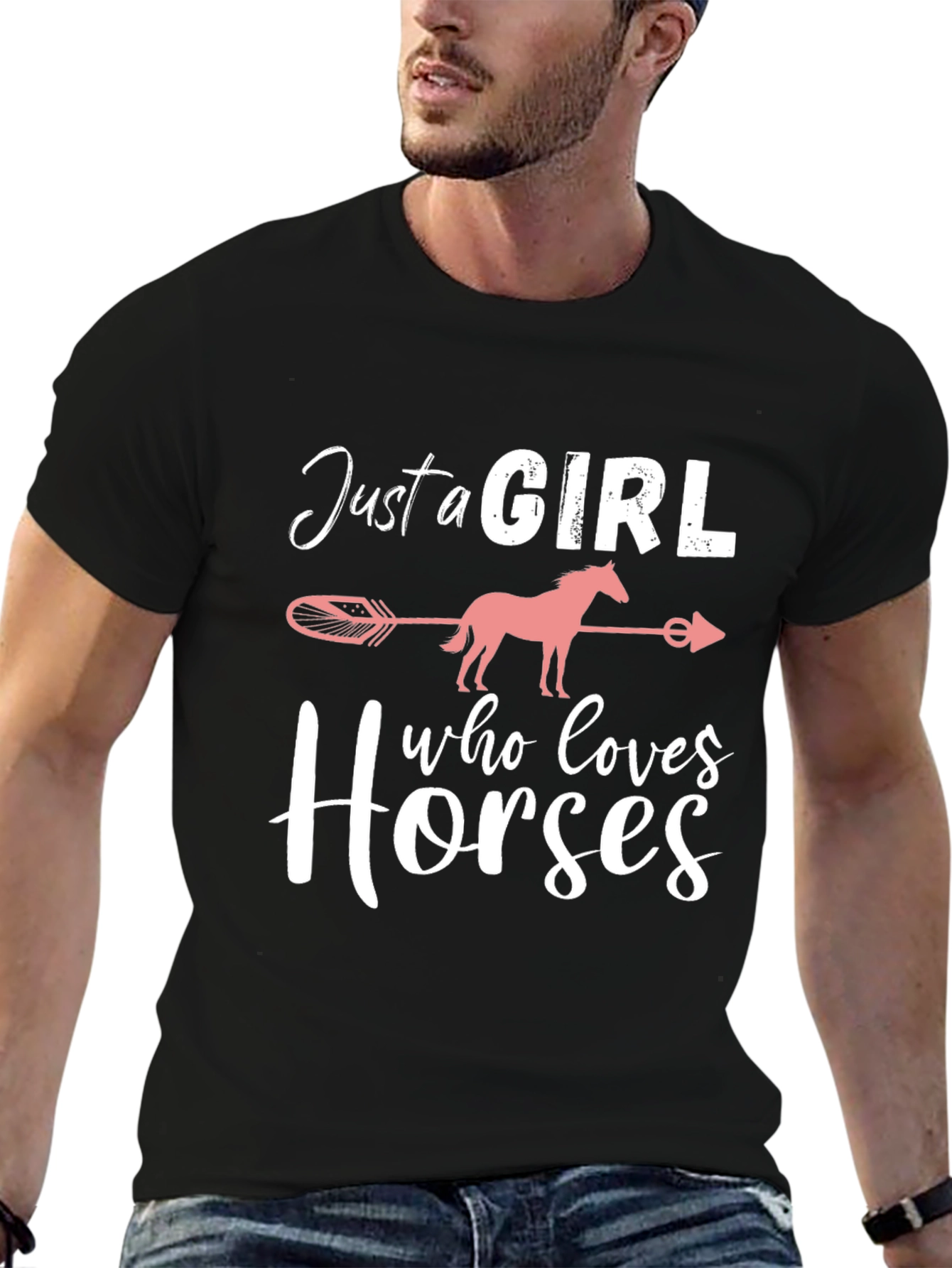 Just a Girl Who Loves Horses T-Shirt