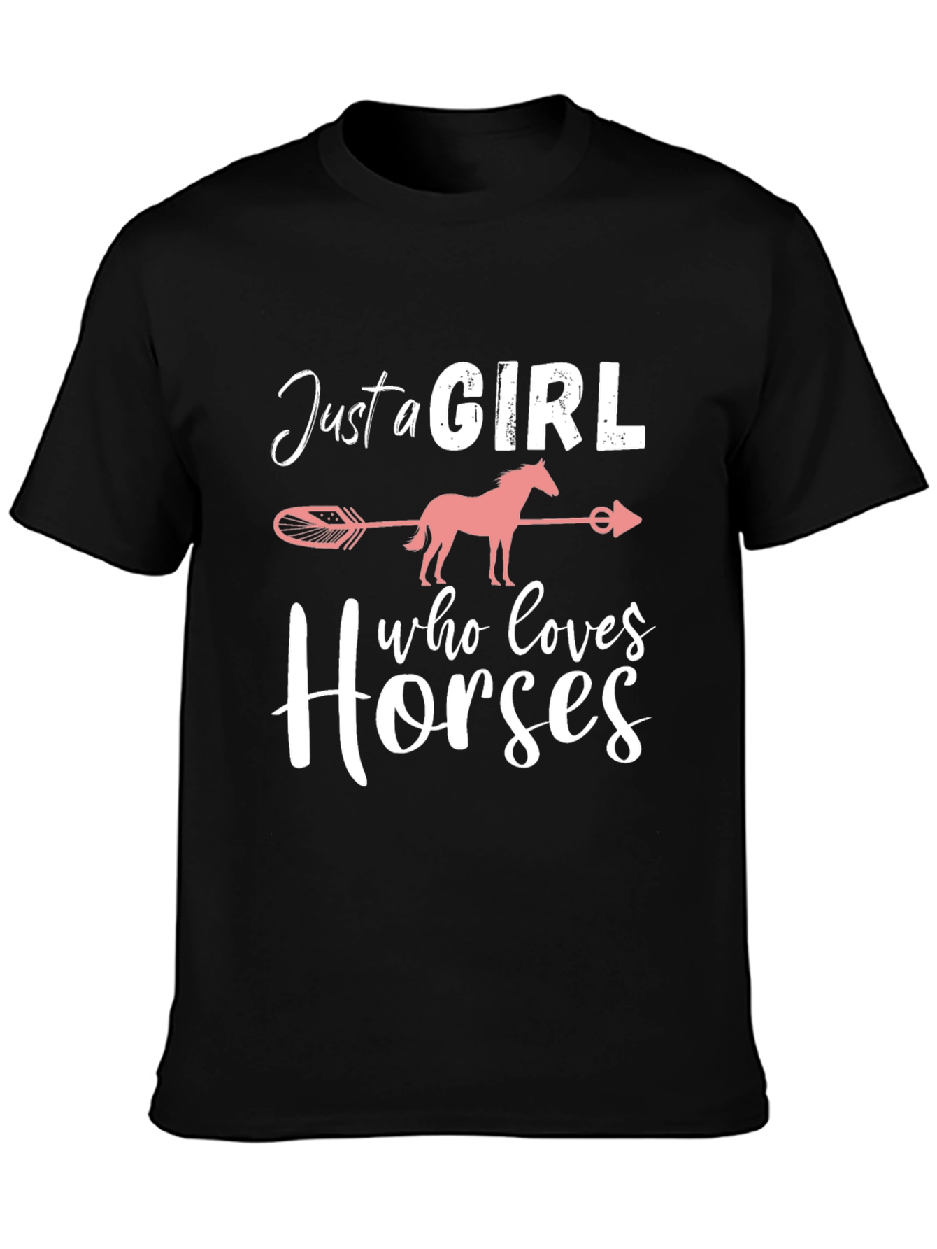 Just a Girl Who Loves Horses T-Shirt