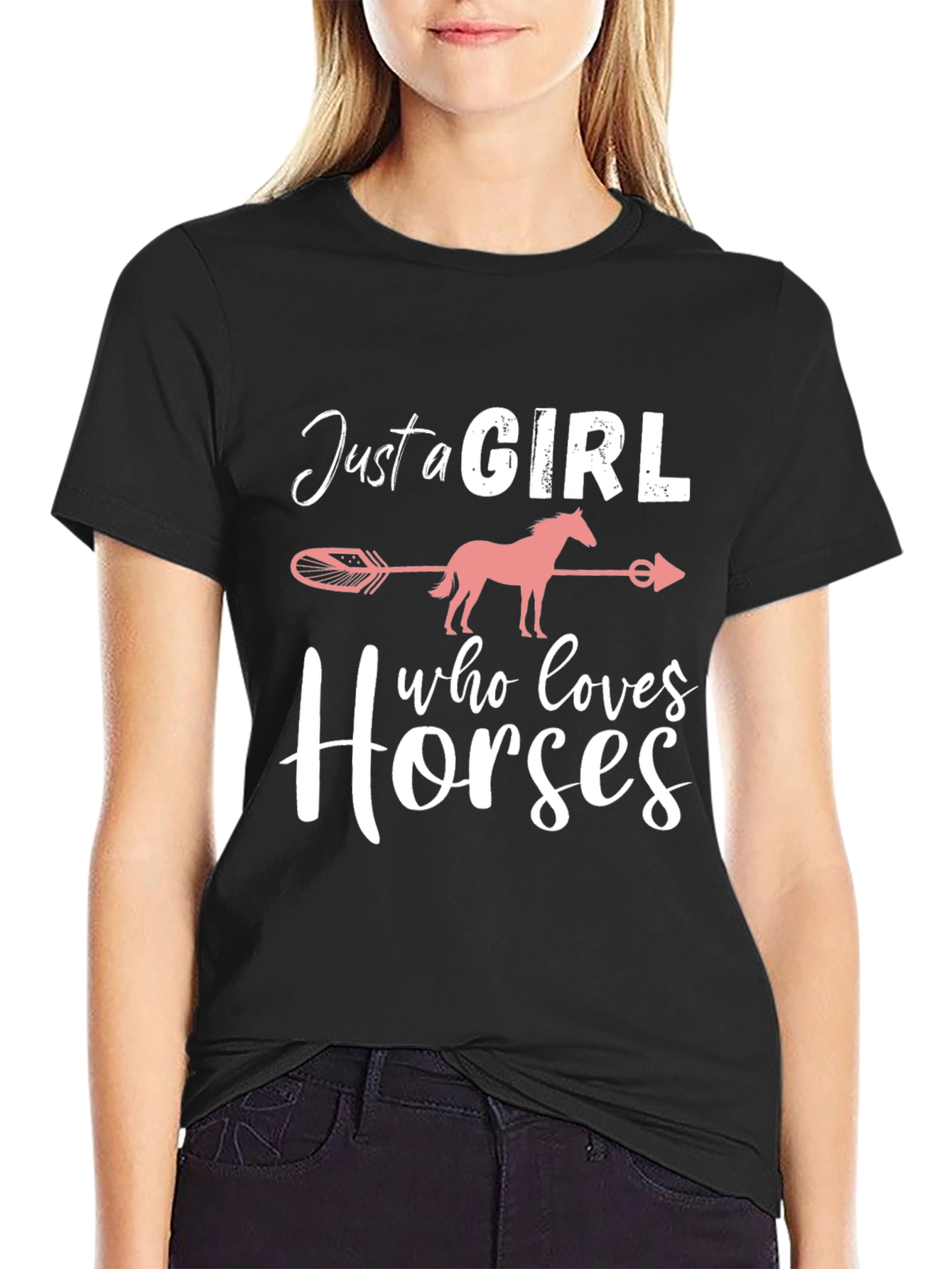 Just a Girl Who Loves Horses T-Shirt