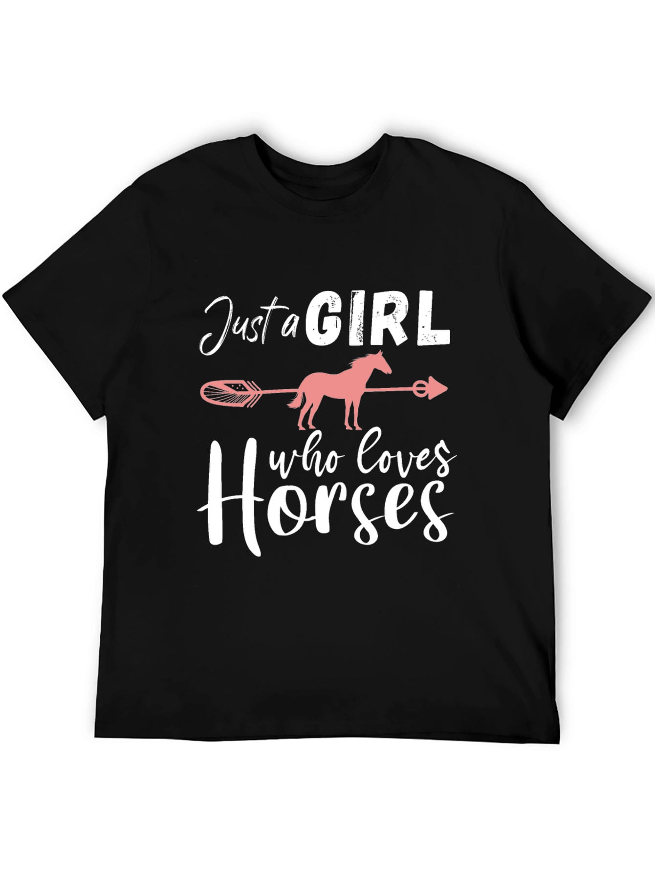 Just a Girl Who Loves Horses T-Shirt