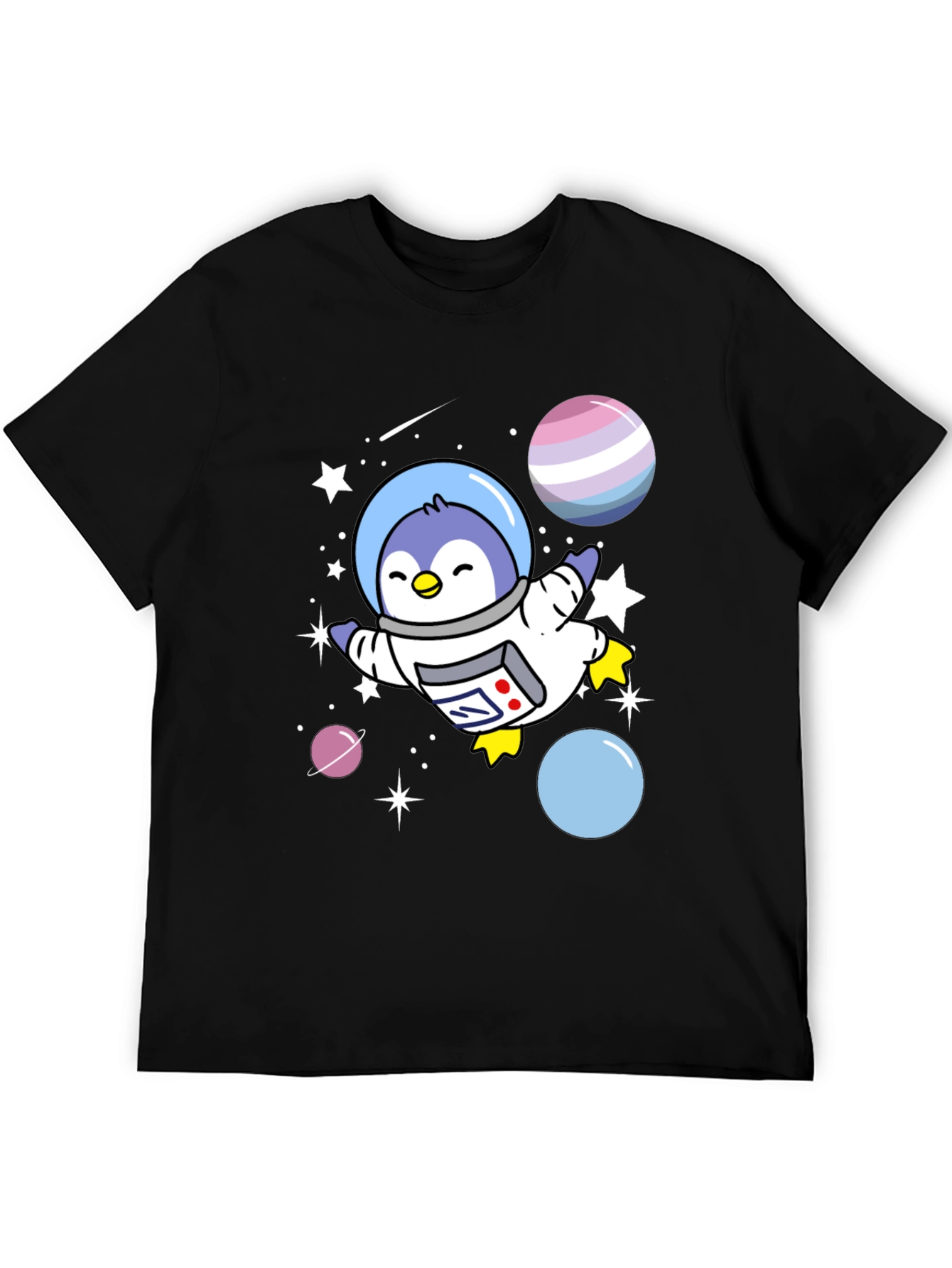 Space Penguin Graphic Tee