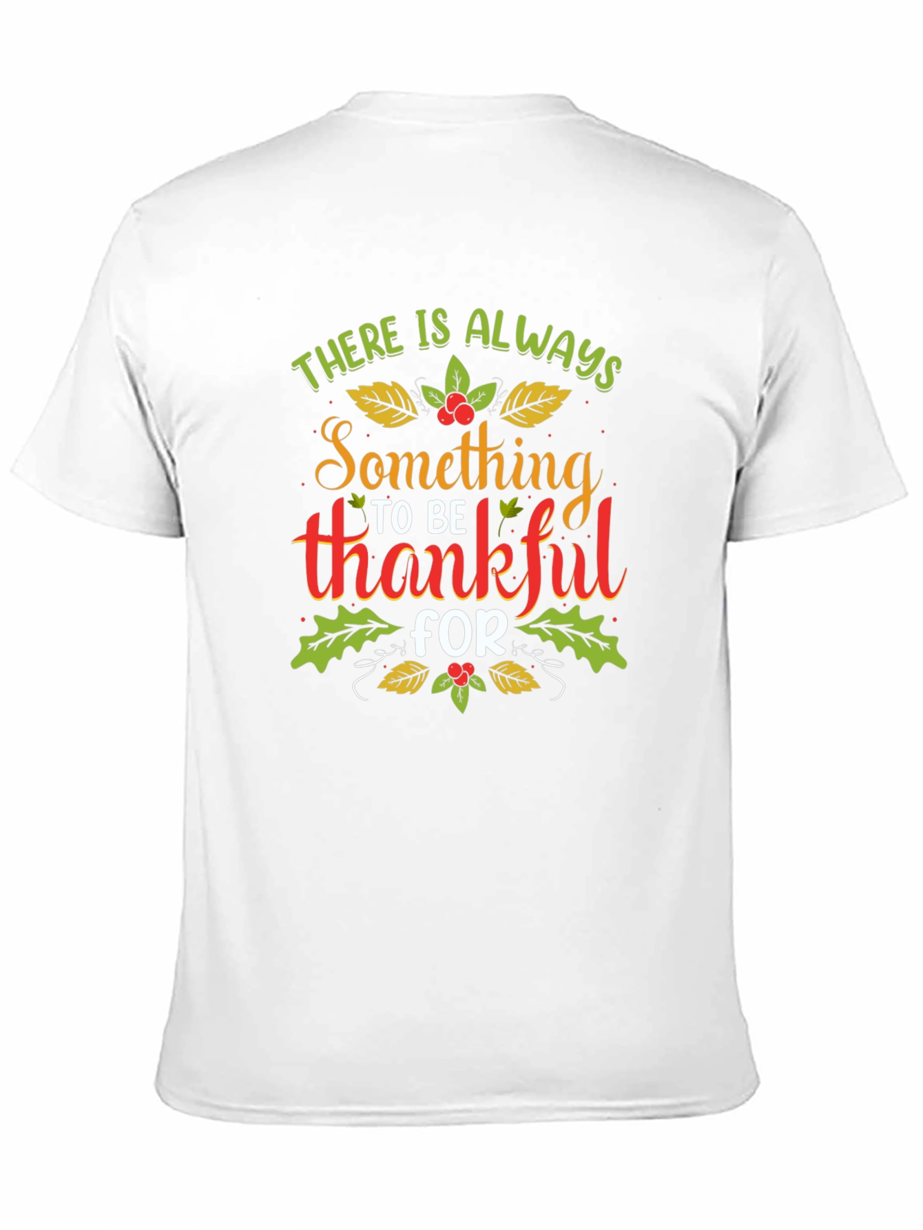 Thankful Graphic Tee - Black Cotton Blend