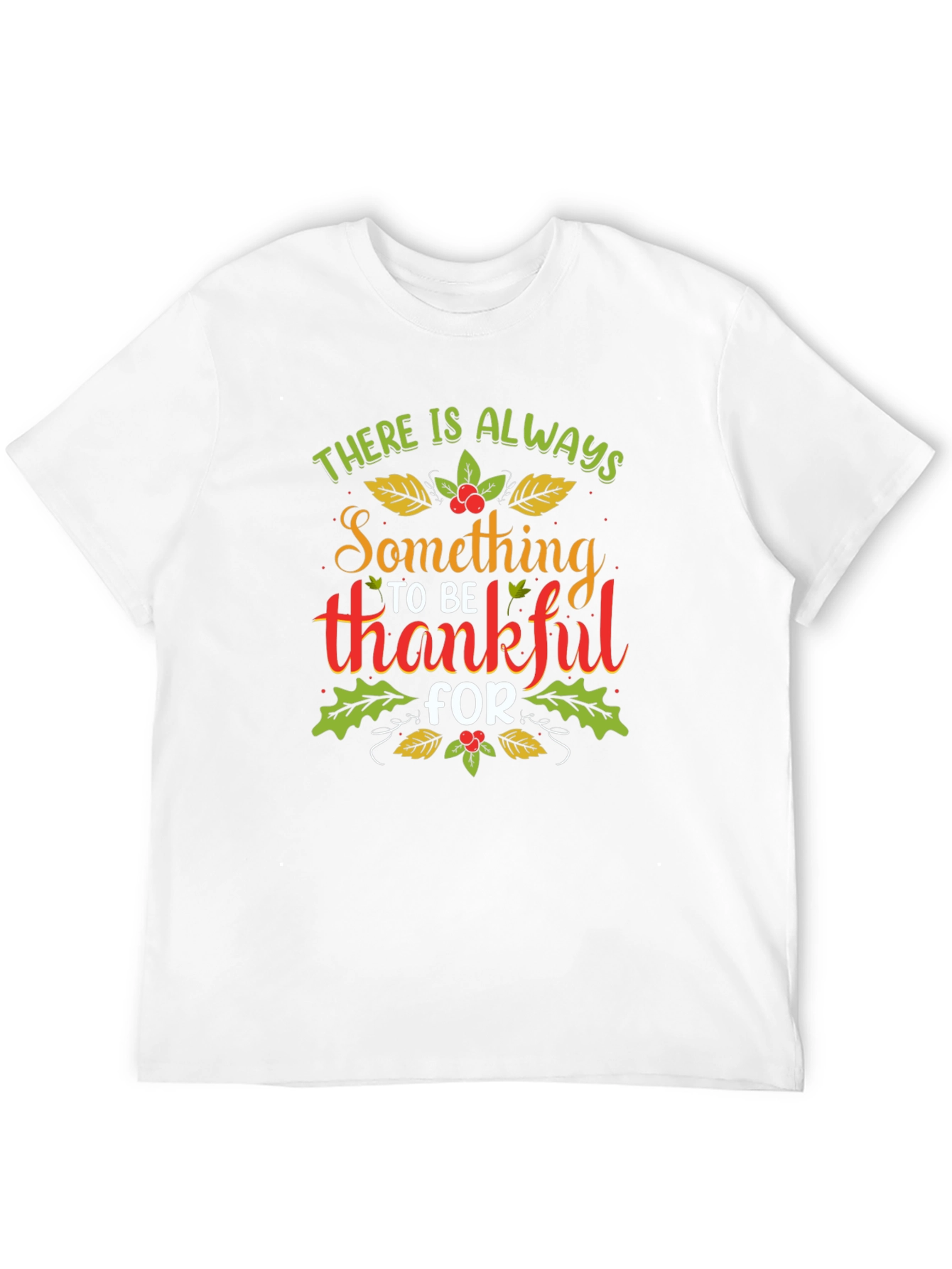 Thankful Graphic Tee - Black Cotton Blend