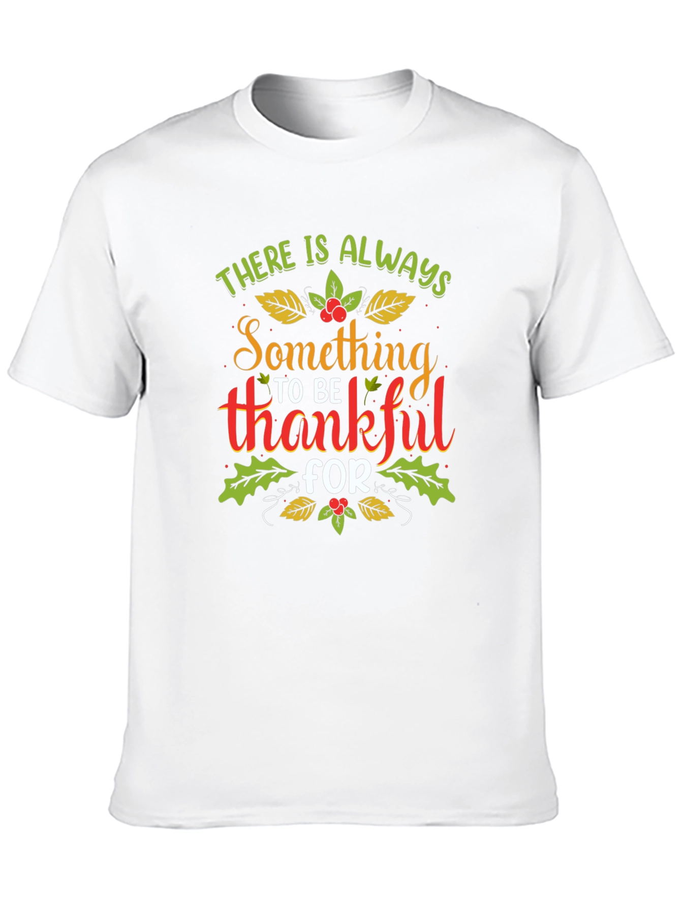 Thankful Graphic Tee - Black Cotton Blend
