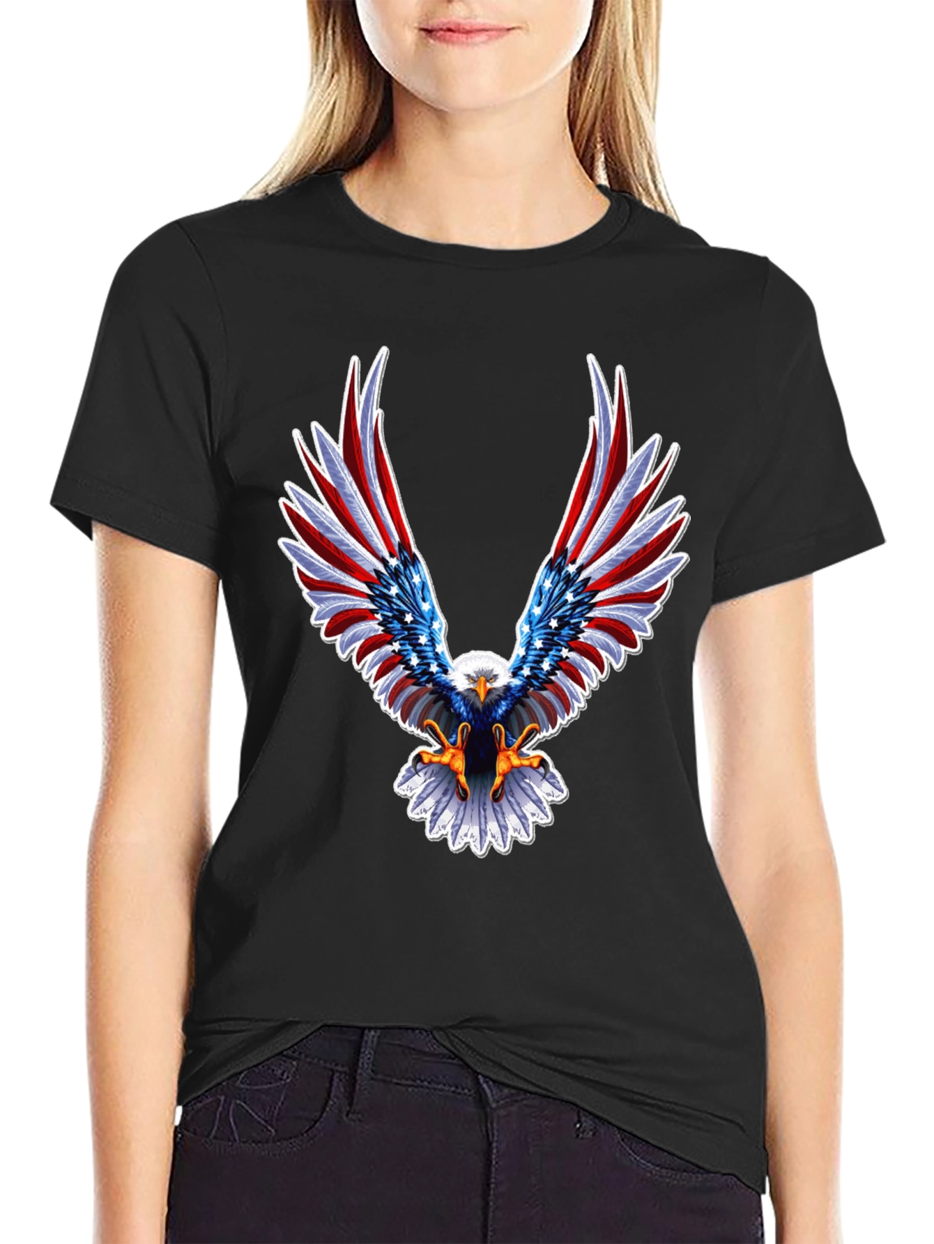 American Eagle Patriotic Graphic T-Shirt