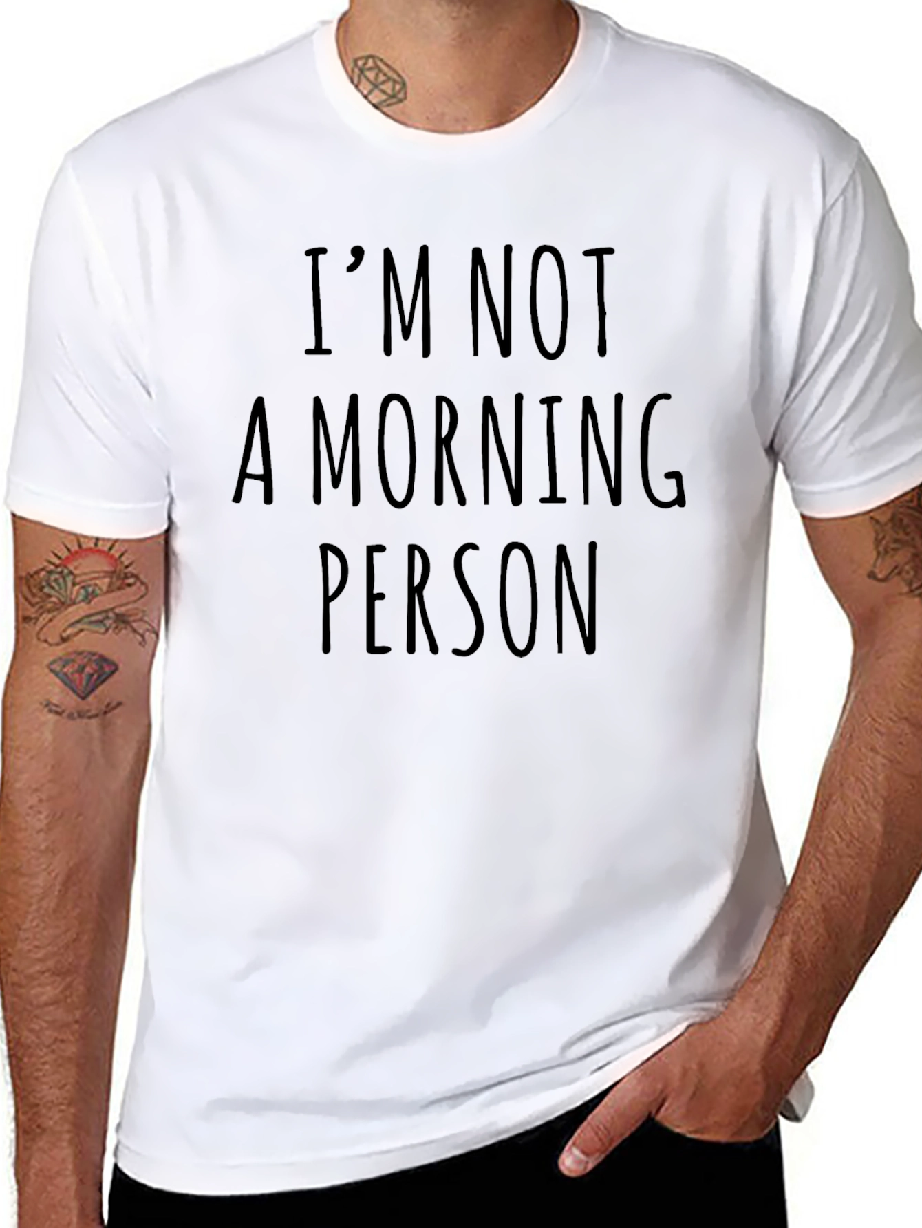 Im Not A Morning Person Graphic Tee
