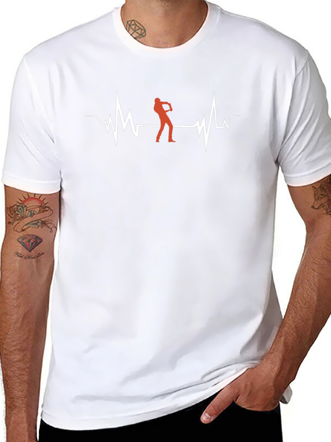 Violin Heartbeat T-Shirt - Musicians Tee