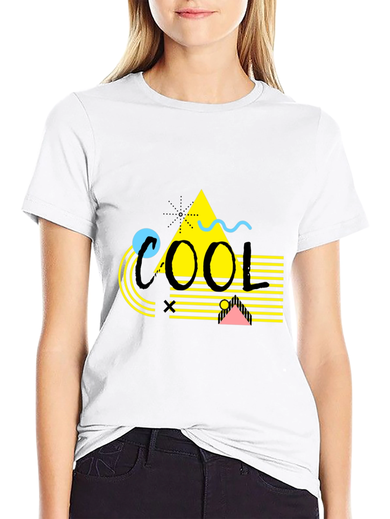 Cool Graphic Print Black T-Shirt