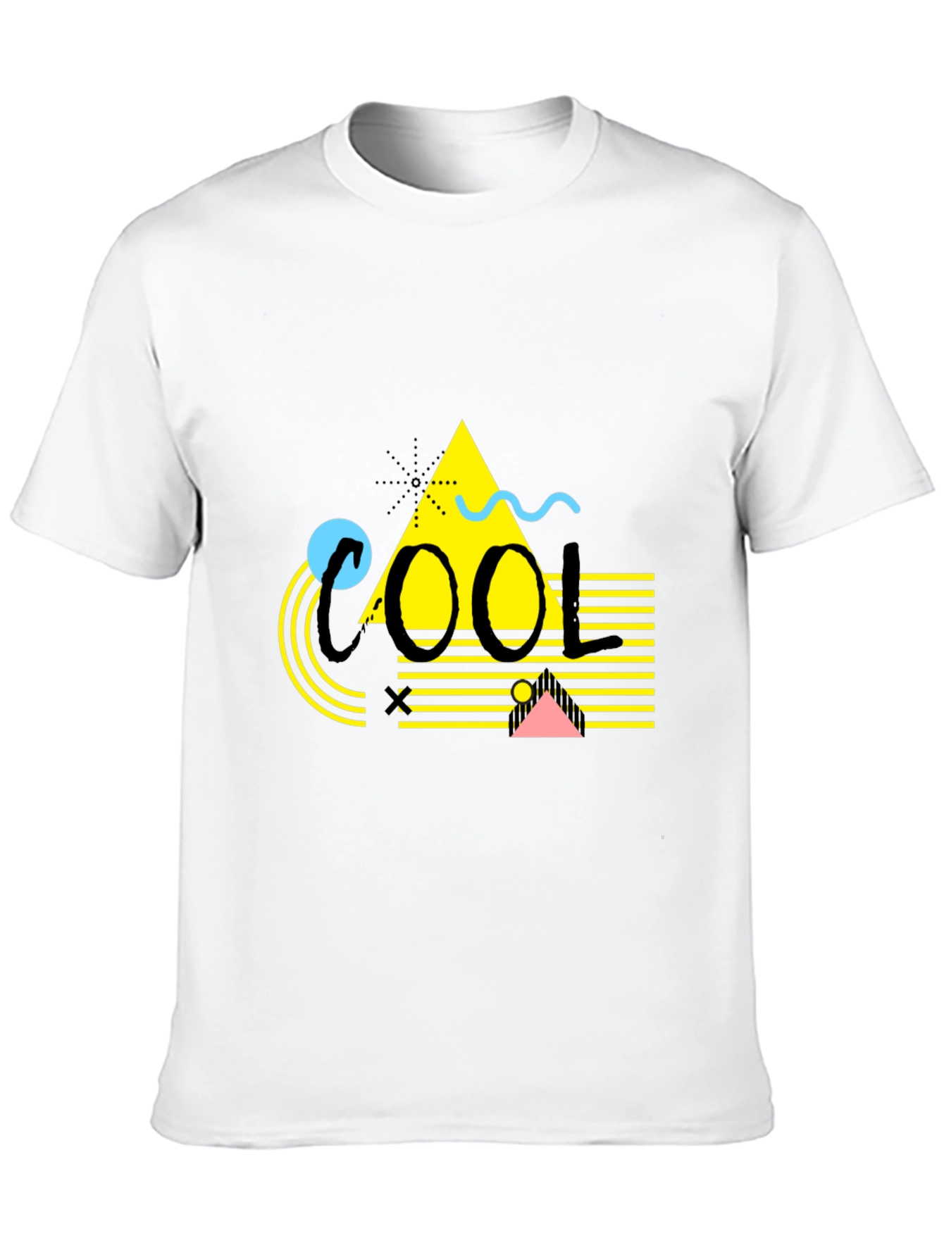 Cool Graphic Print Black T-Shirt