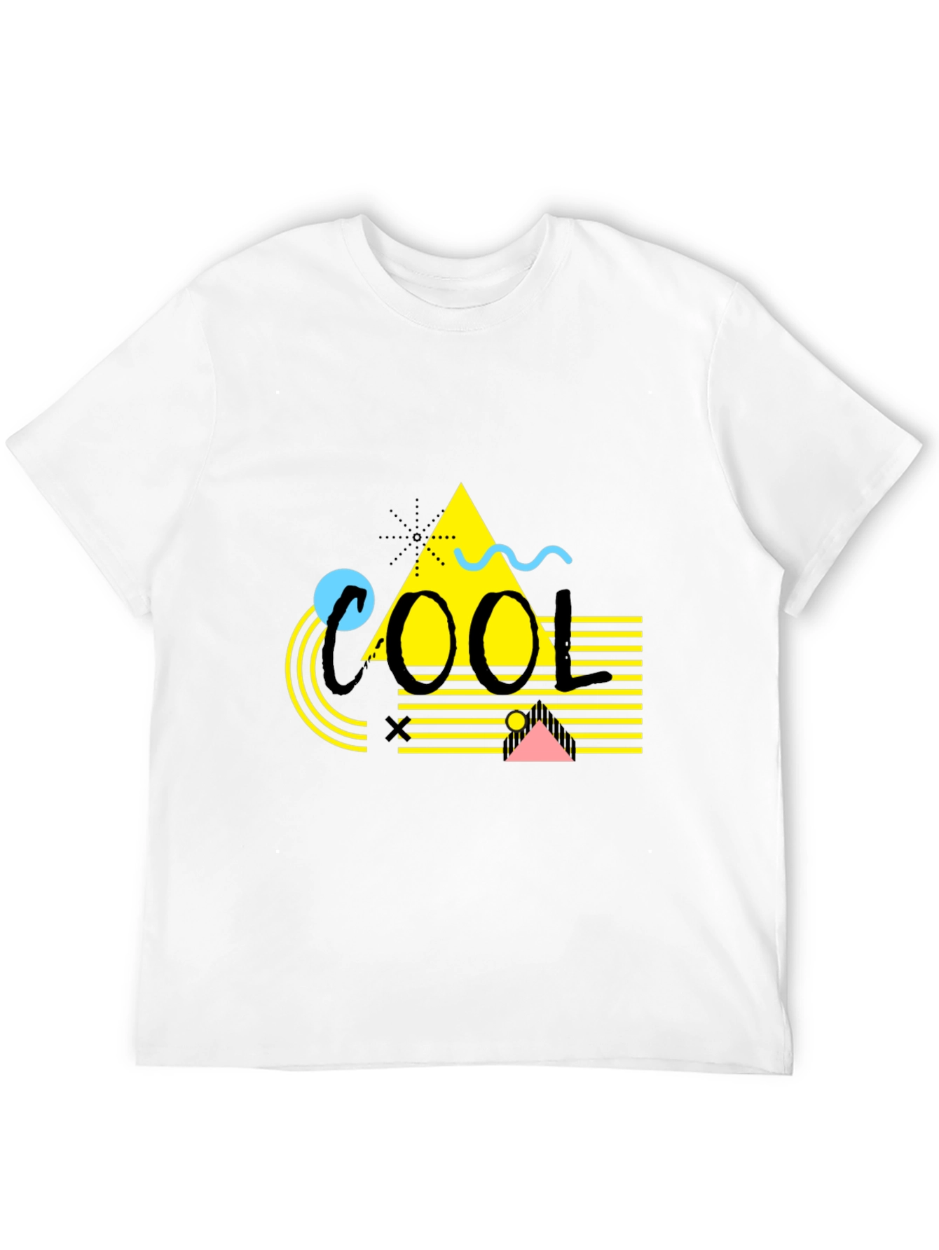 Cool Graphic Print Black T-Shirt