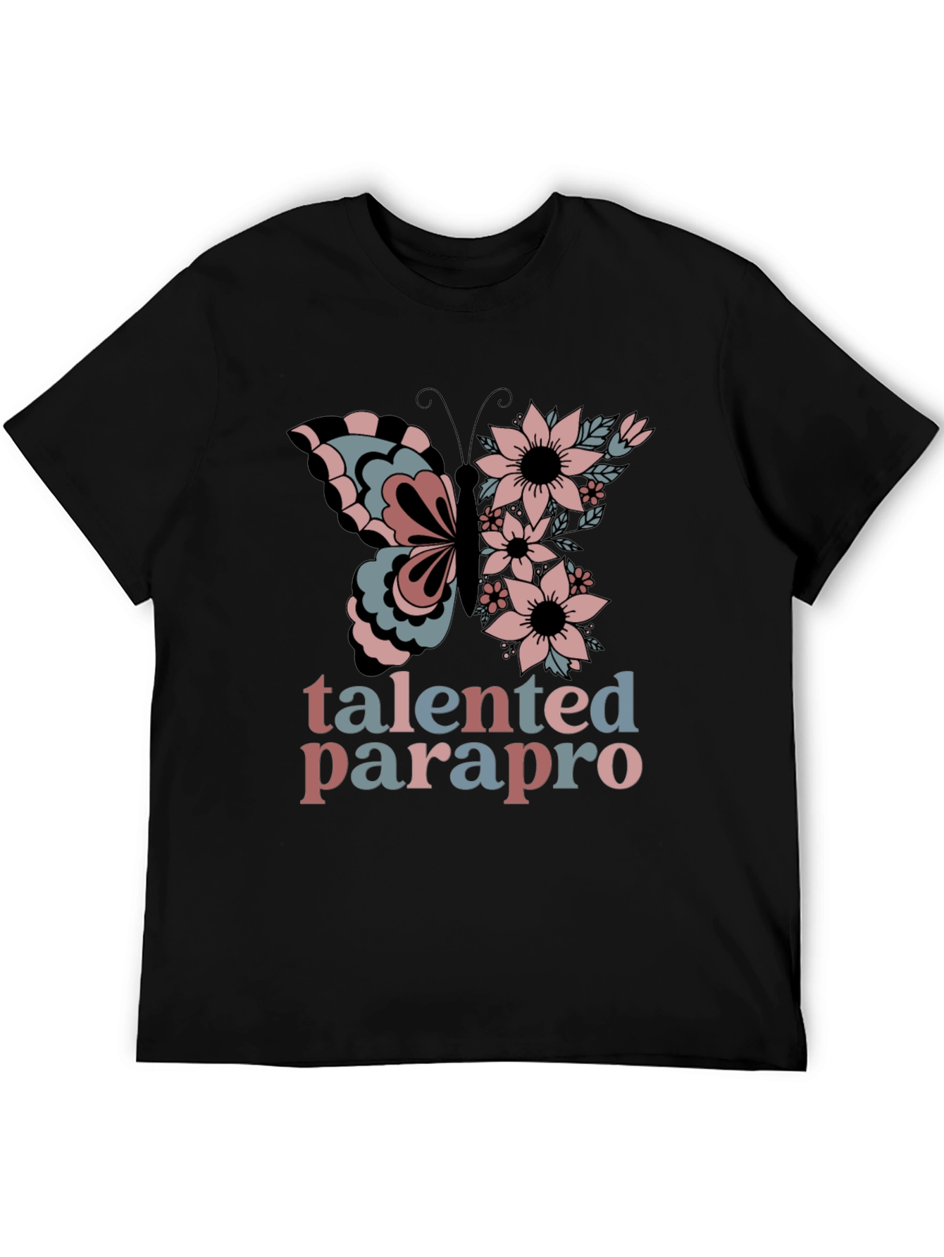 Talented Paraprofessional Butterfly T-Shirt