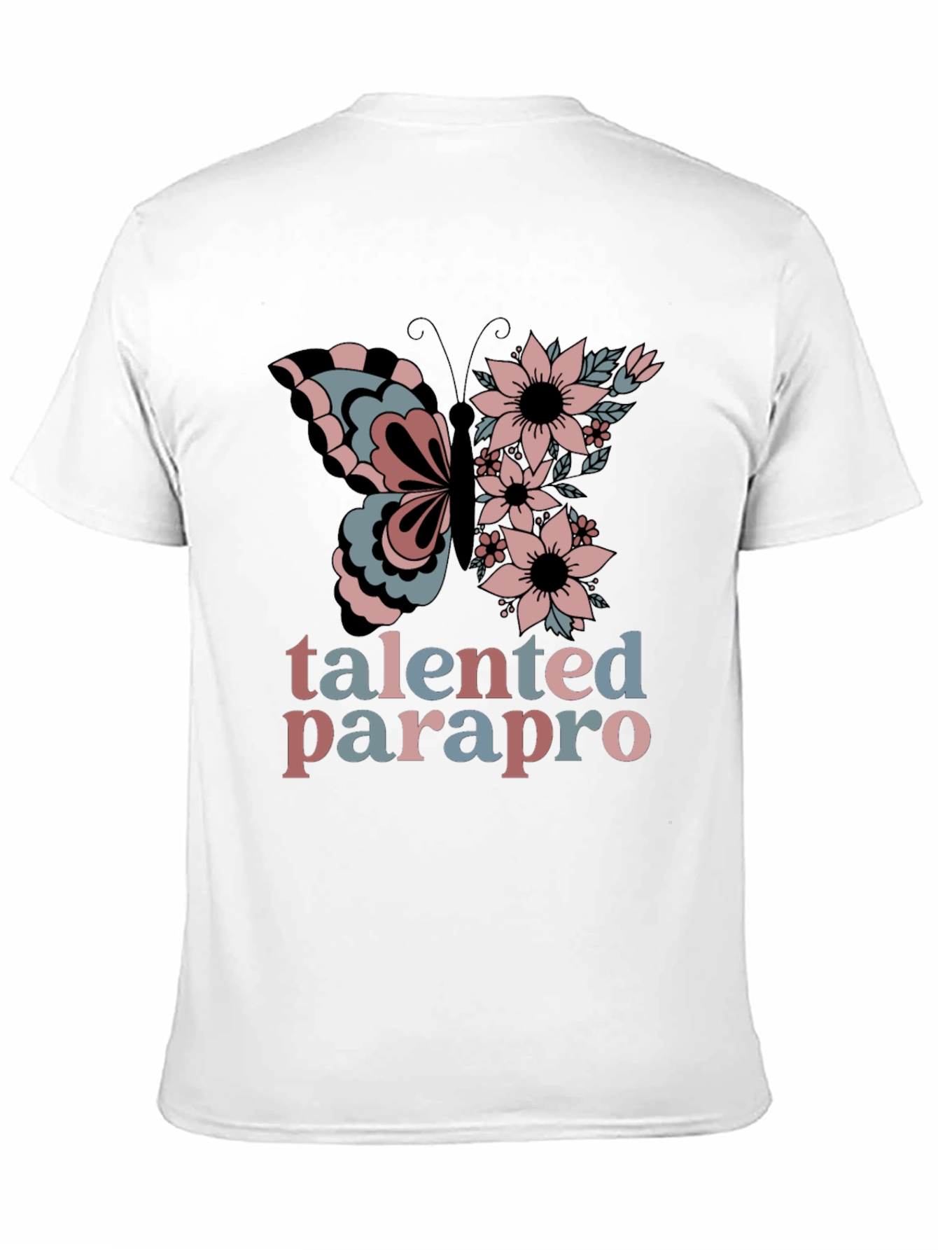 Talented Paraprofessional Butterfly T-Shirt