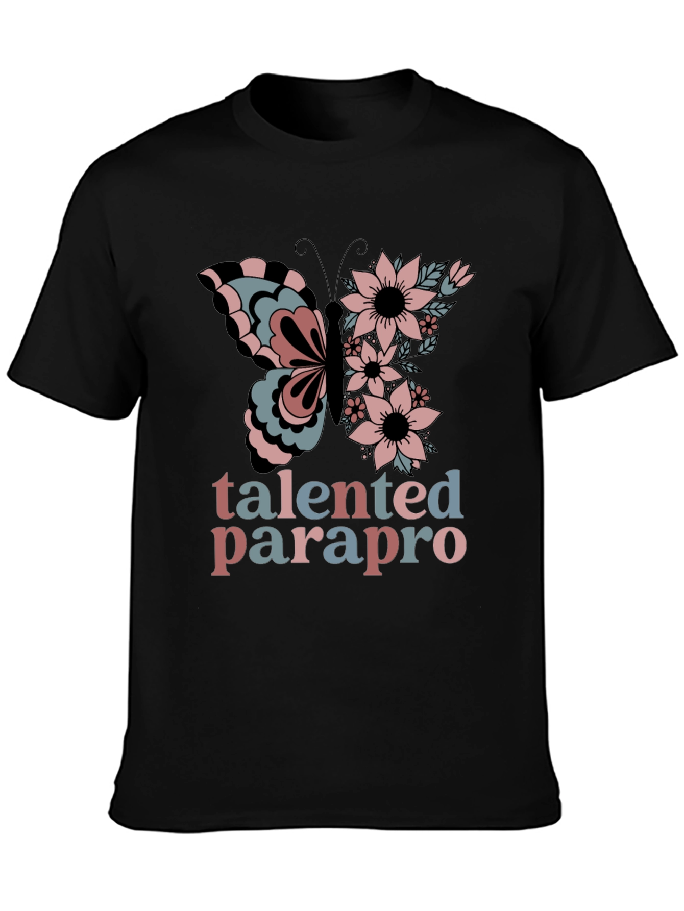 Talented Paraprofessional Butterfly T-Shirt