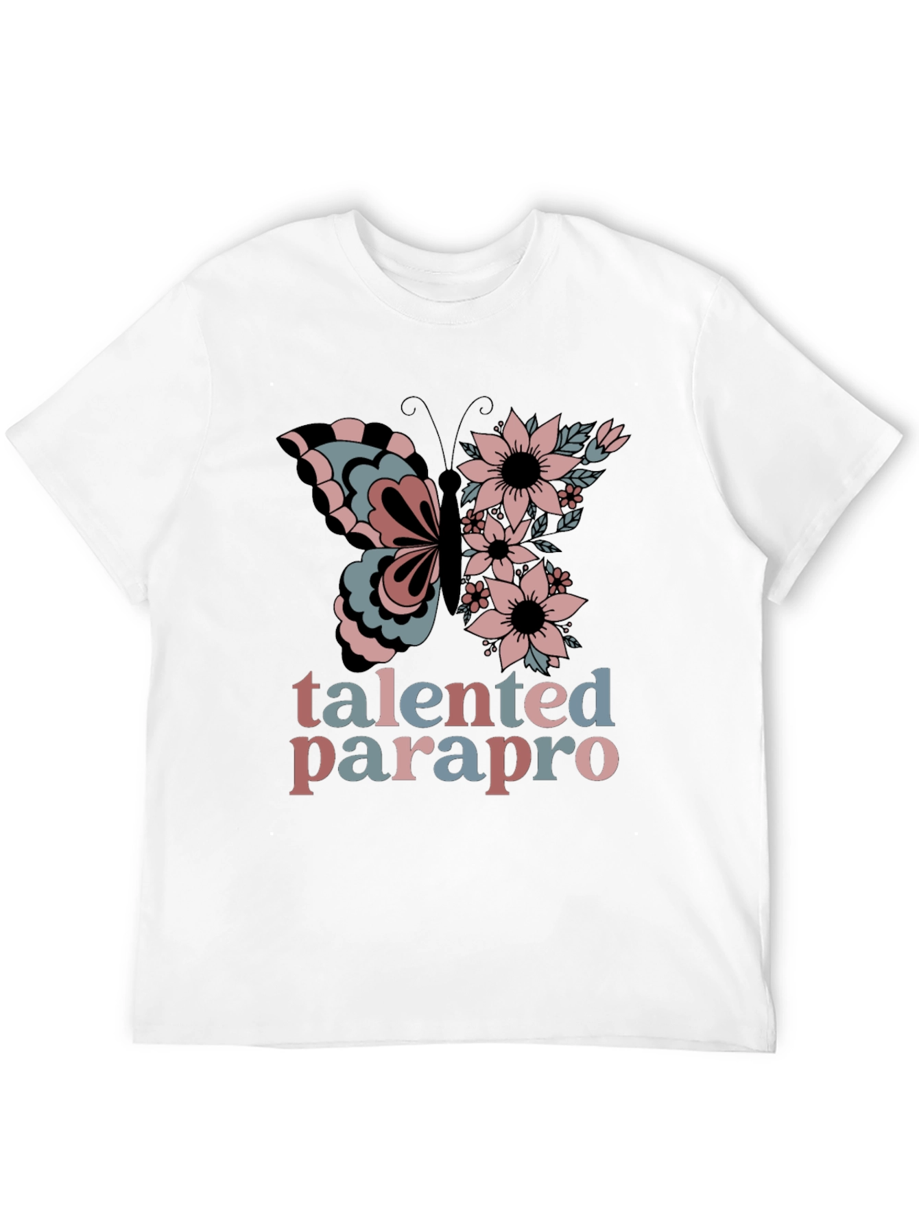 Talented Paraprofessional Butterfly T-Shirt