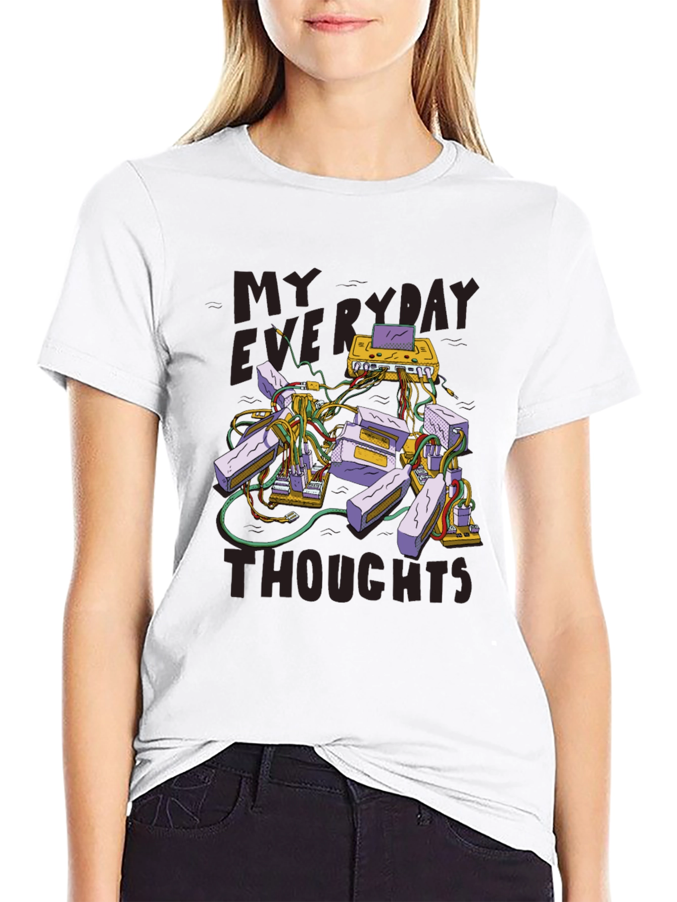 Everyday Thoughts Graphic Tee - Brainy Design