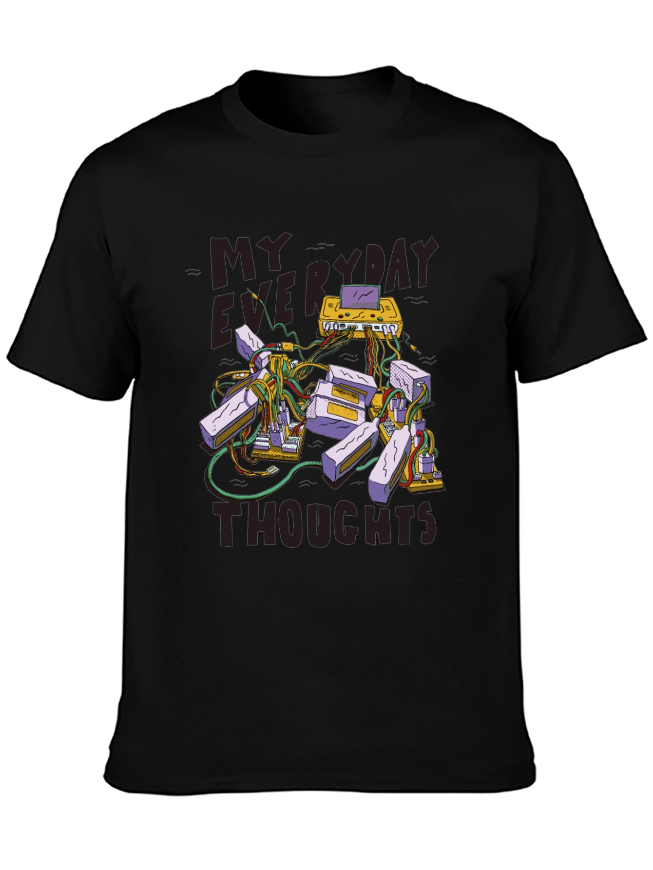 Everyday Thoughts Graphic Tee - Brainy Design