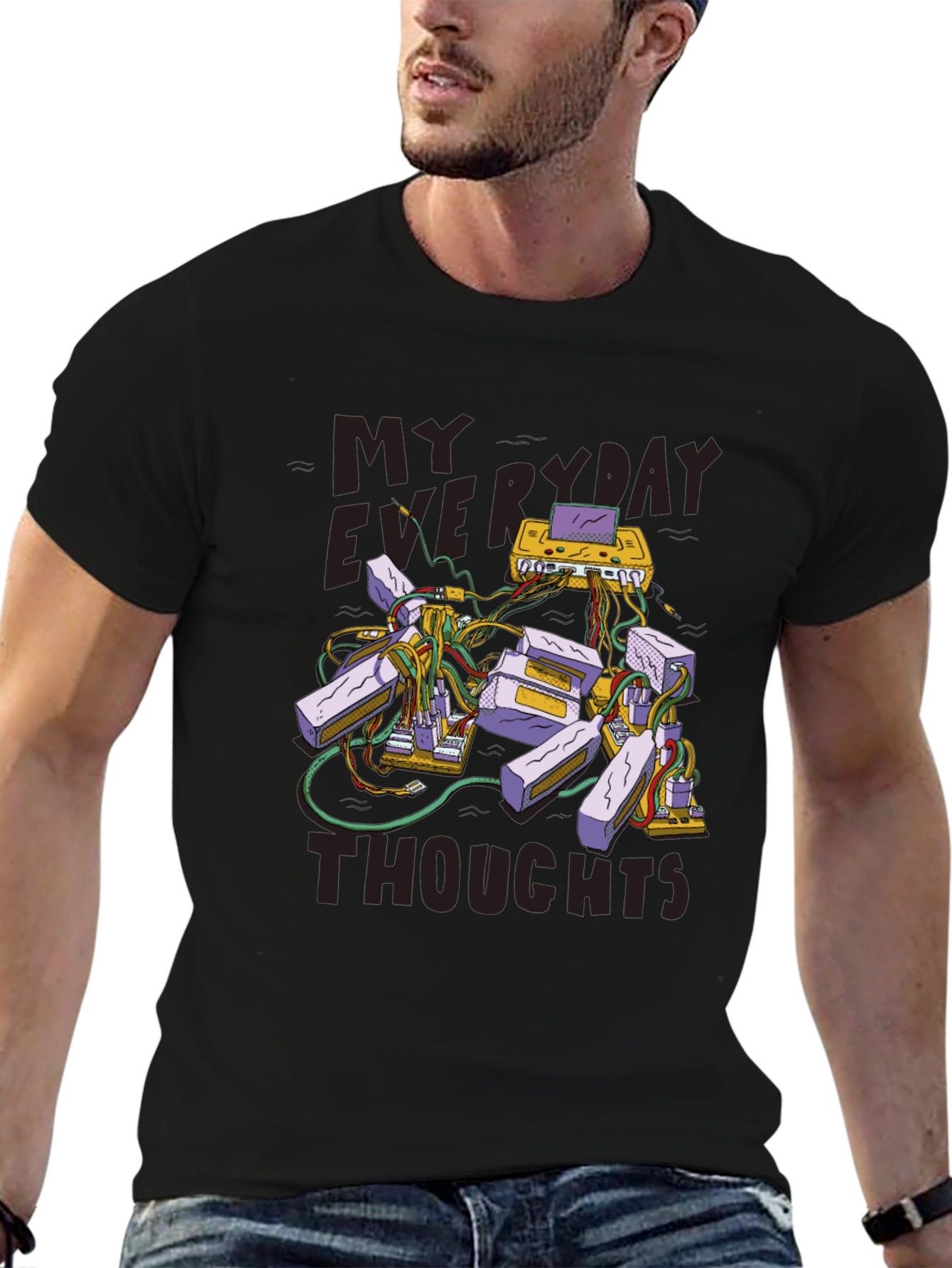 Everyday Thoughts Graphic Tee - Brainy Design