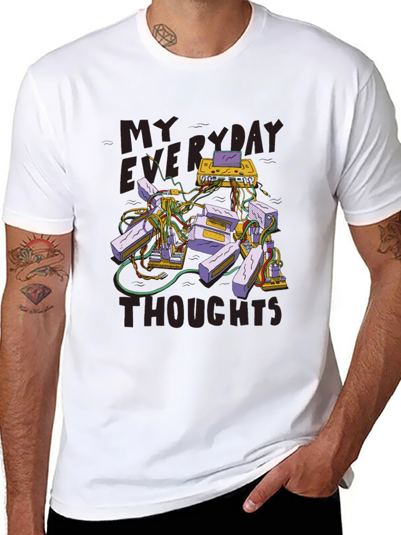 Everyday Thoughts Graphic Tee - Brainy Design