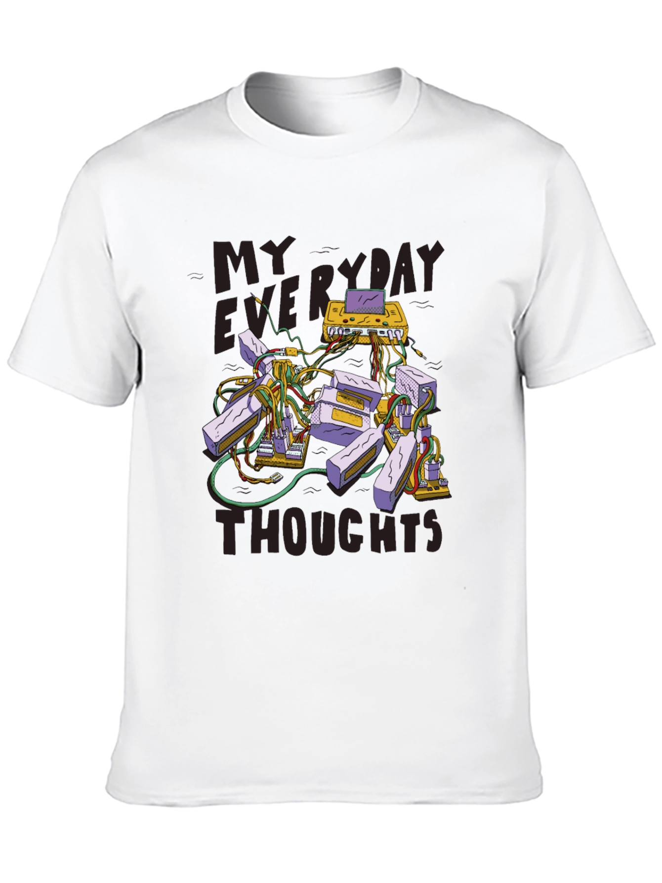 Everyday Thoughts Graphic Tee - Brainy Design