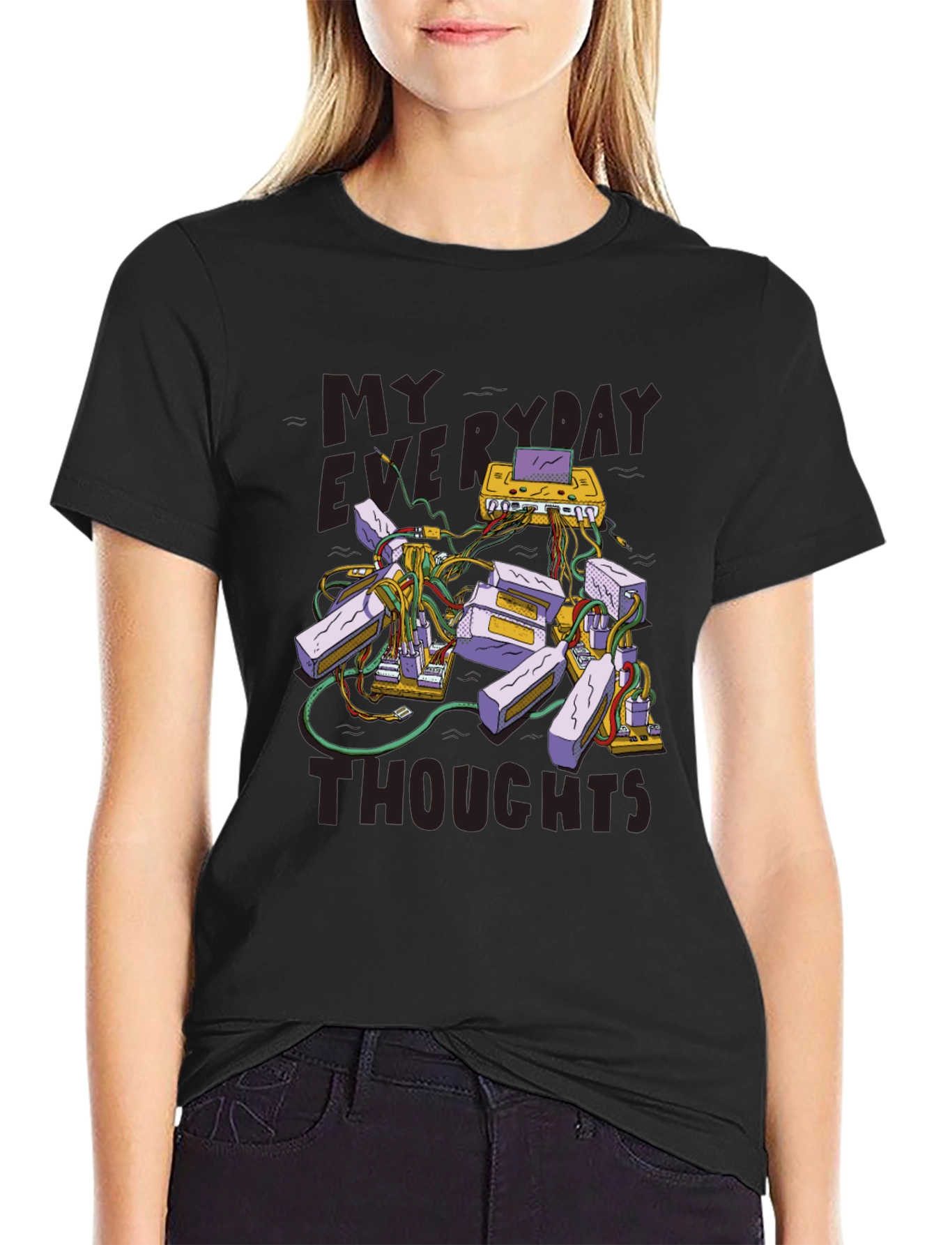 Everyday Thoughts Graphic Tee - Brainy Design