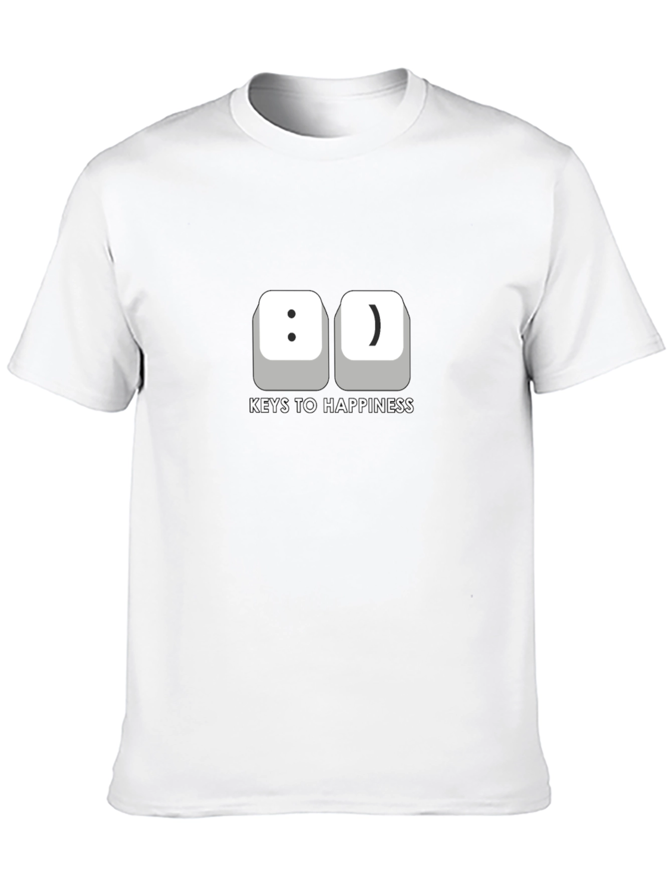 Keys to Happiness T-Shirt - Black
