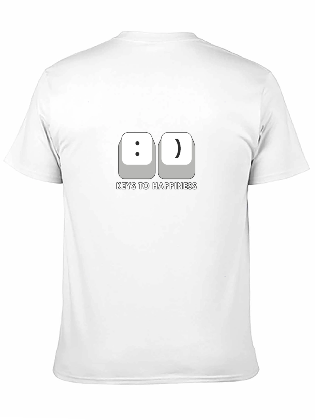 Keys to Happiness T-Shirt - Black