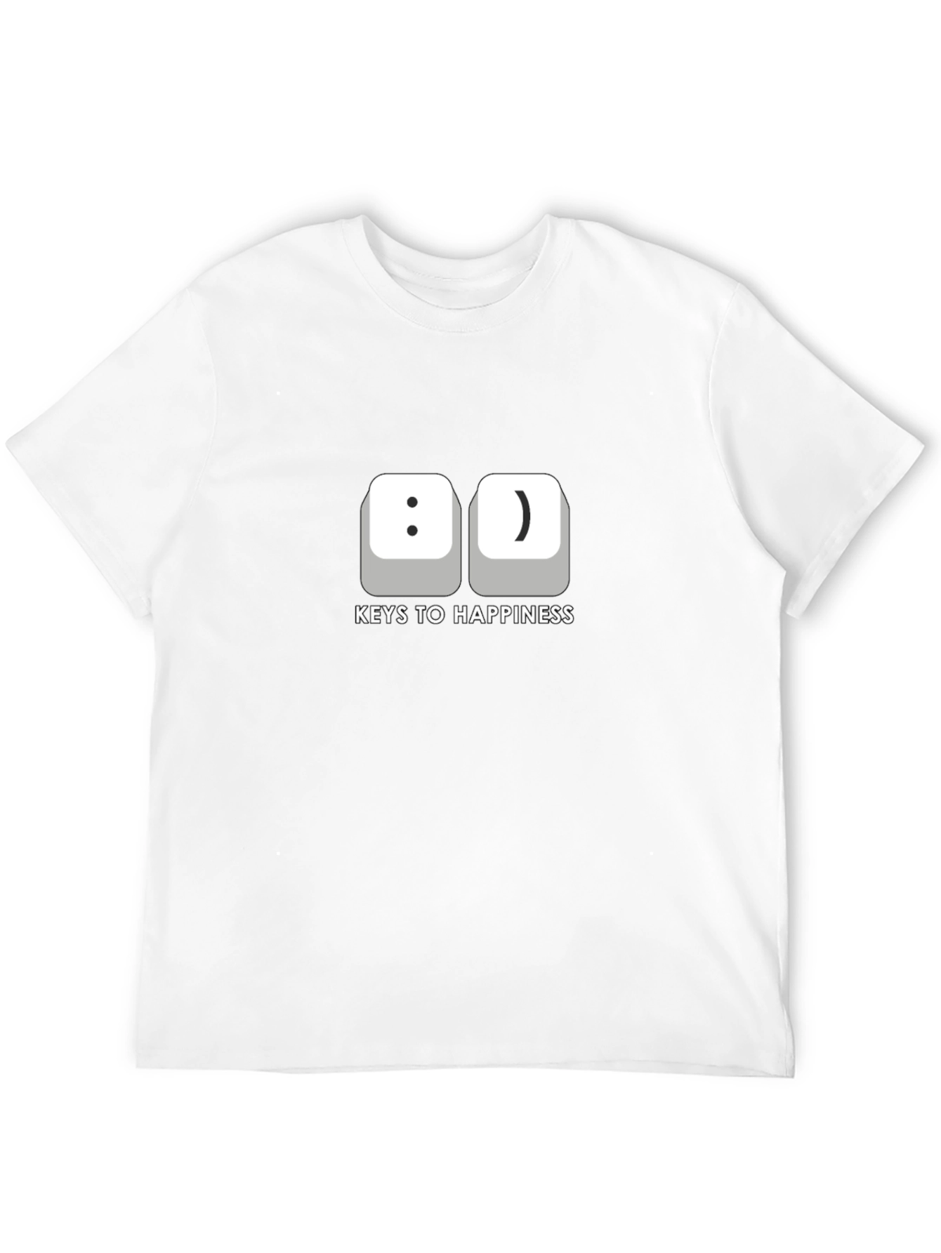 Keys to Happiness T-Shirt - Black