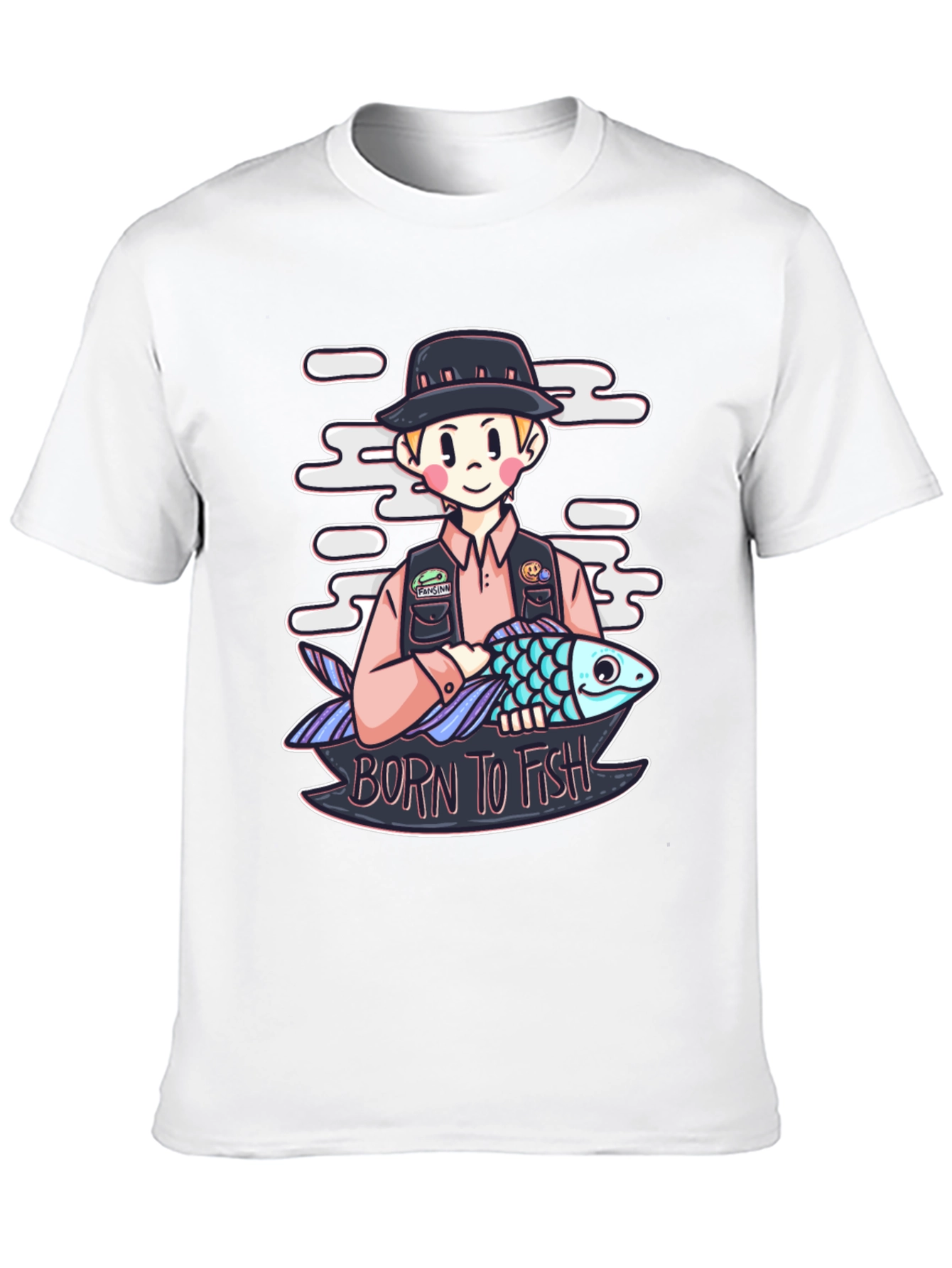 Born to Fish Graphic T-Shirt