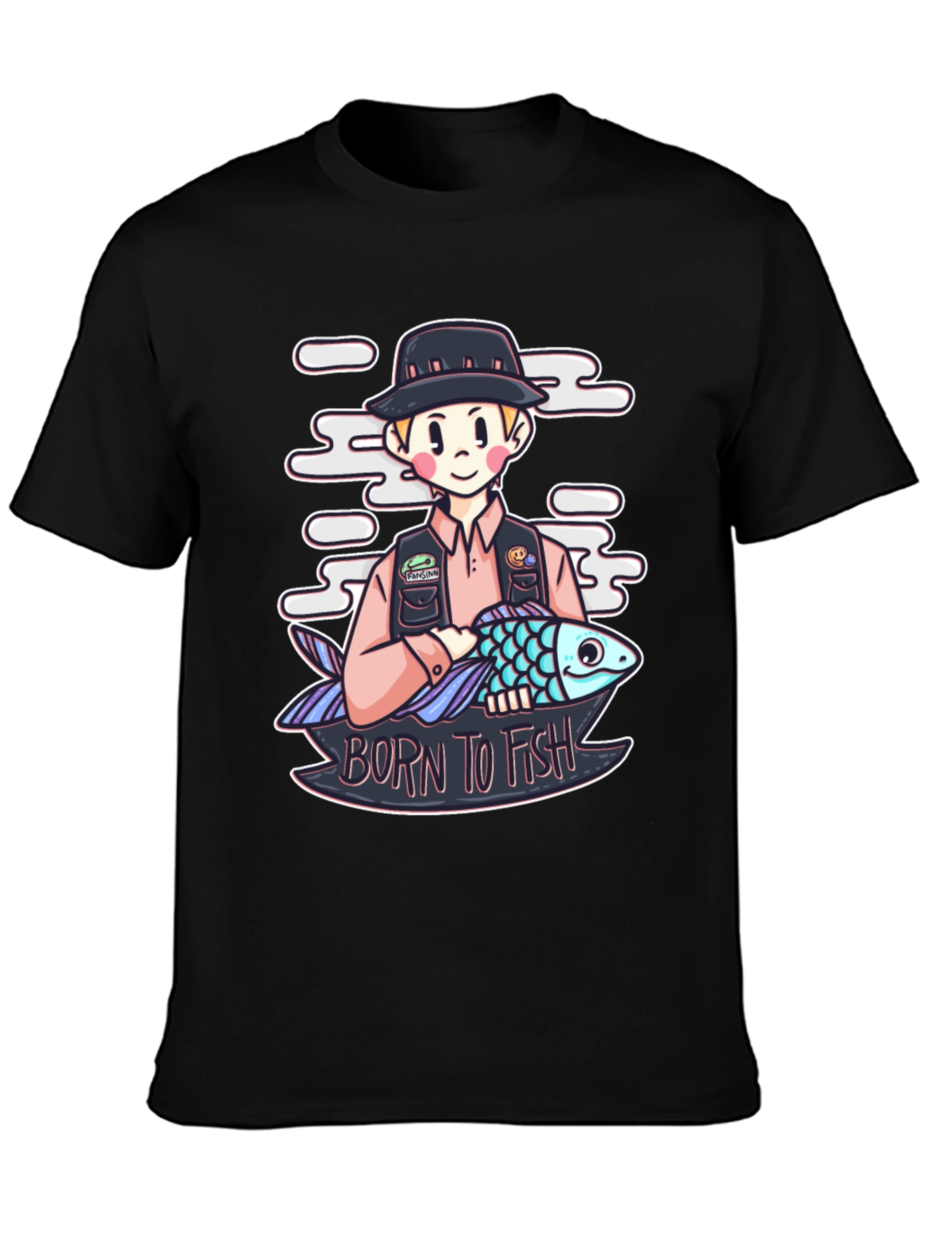 Born to Fish Graphic T-Shirt