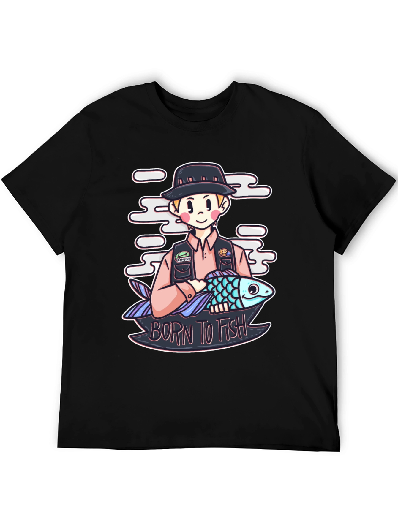 Born to Fish Graphic T-Shirt