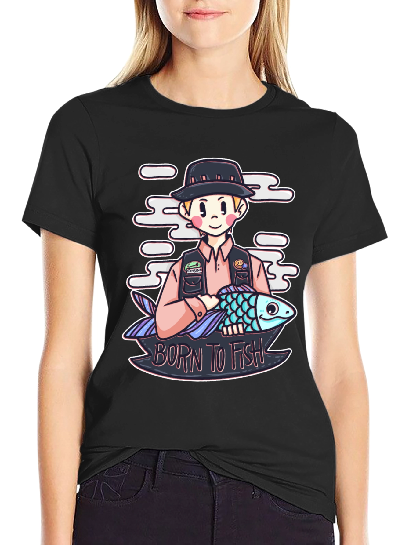 Born to Fish Graphic T-Shirt