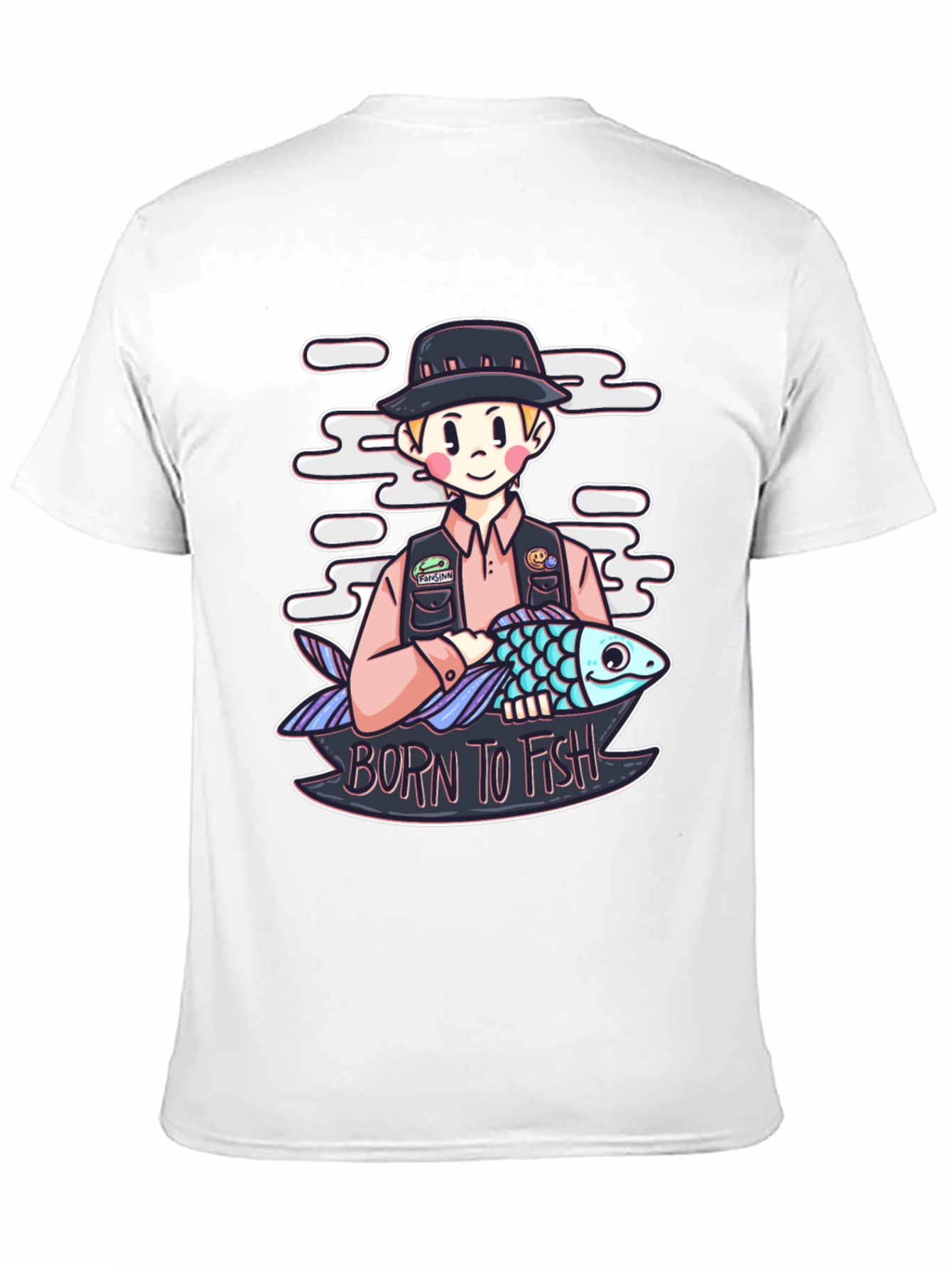 Born to Fish Graphic T-Shirt