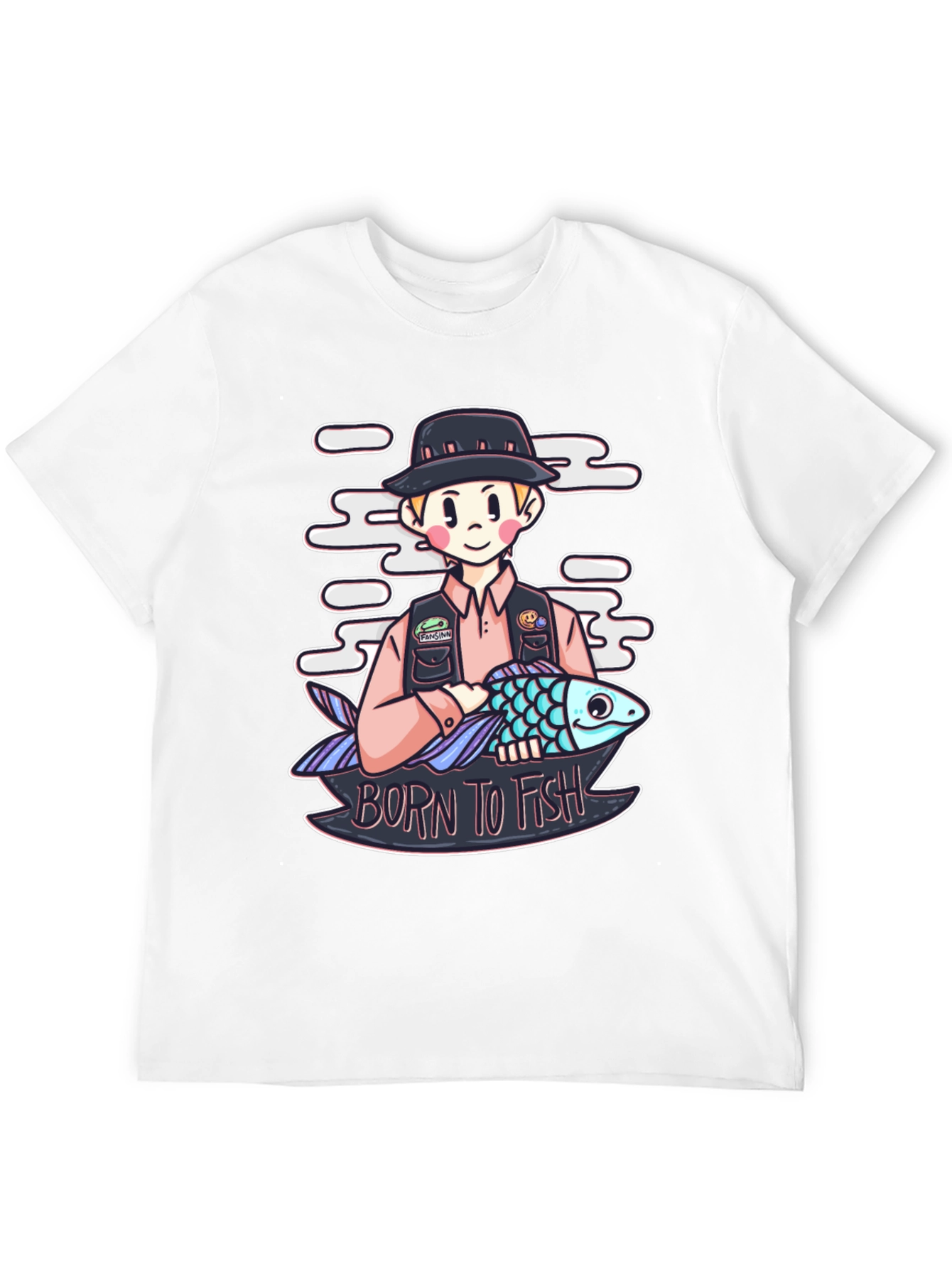 Born to Fish Graphic T-Shirt