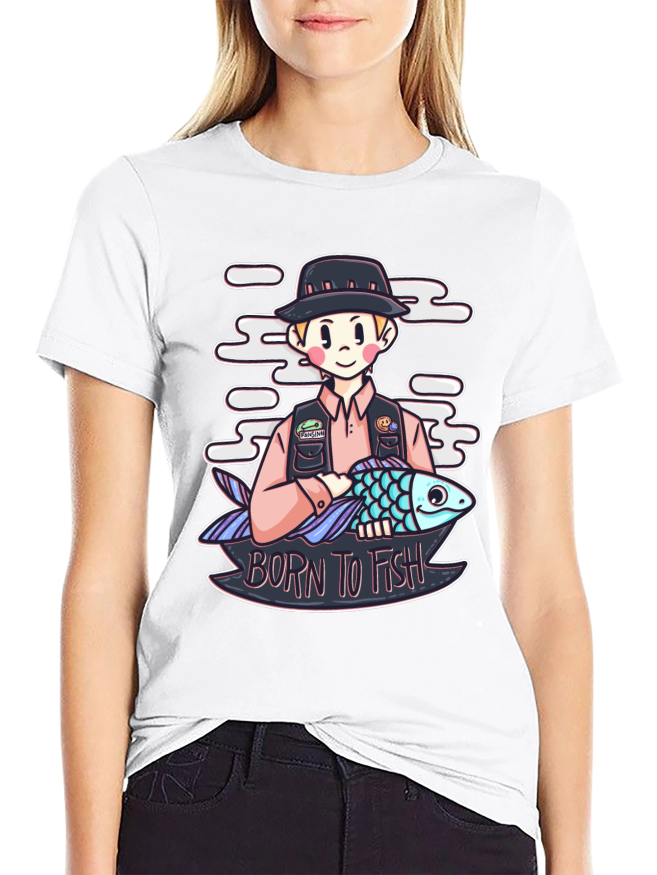 Born to Fish Graphic T-Shirt