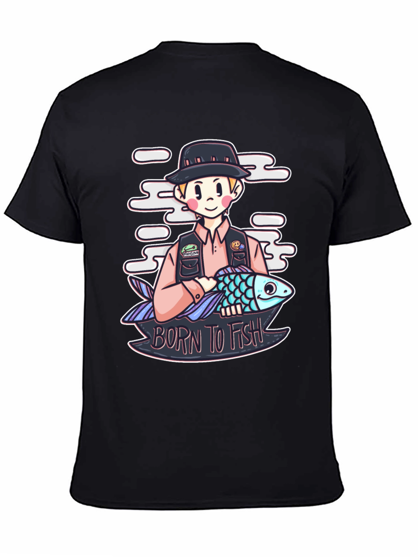 Born to Fish Graphic T-Shirt