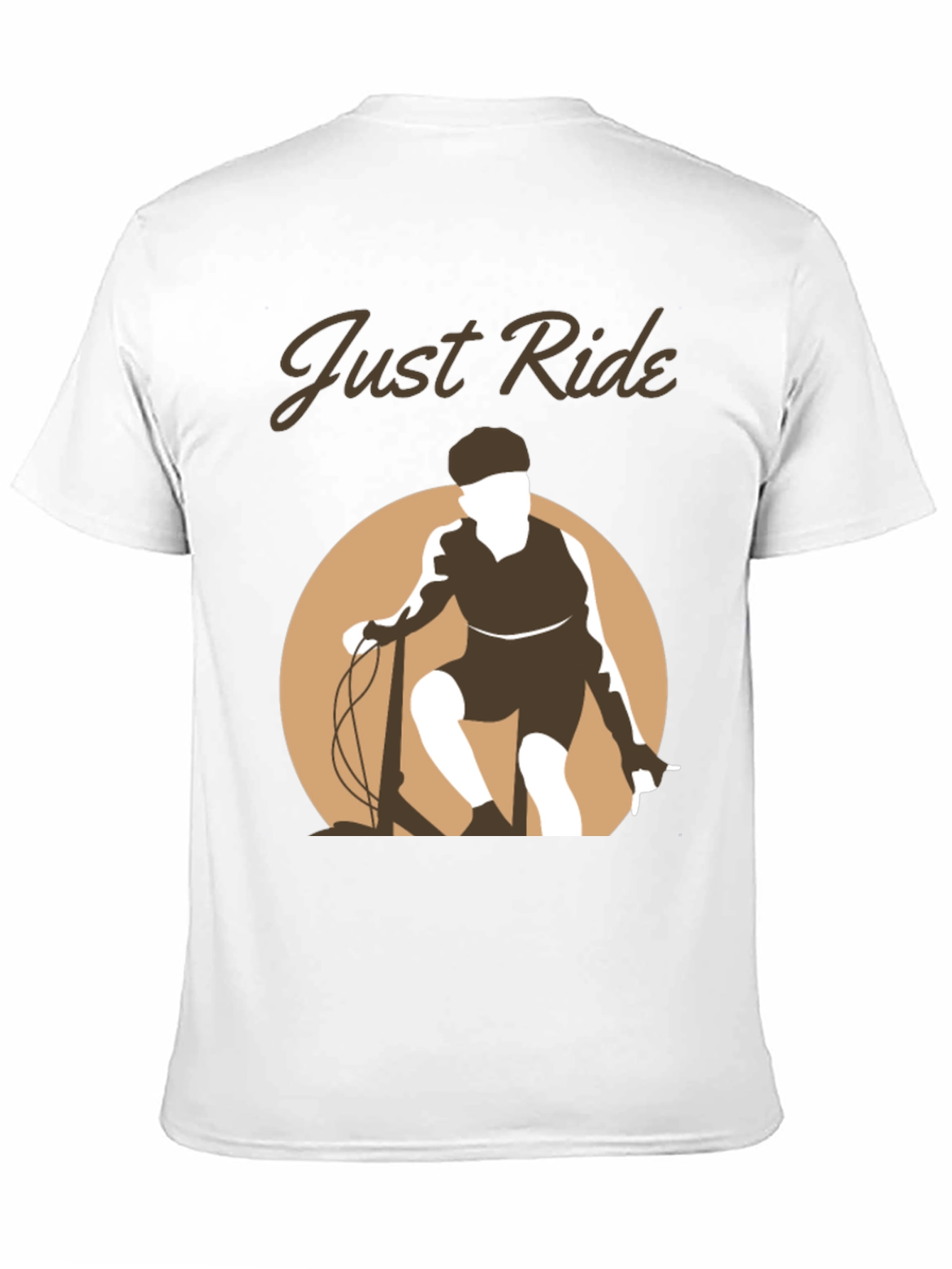 Just Ride Black Graphic Tee