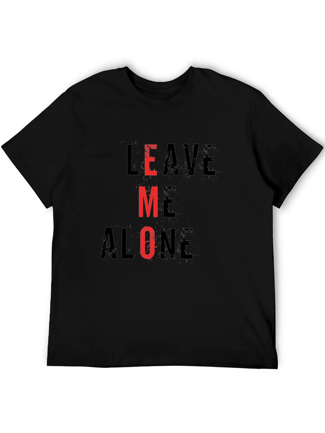 Leave Me Alone T-Shirt Funny Emo Tee