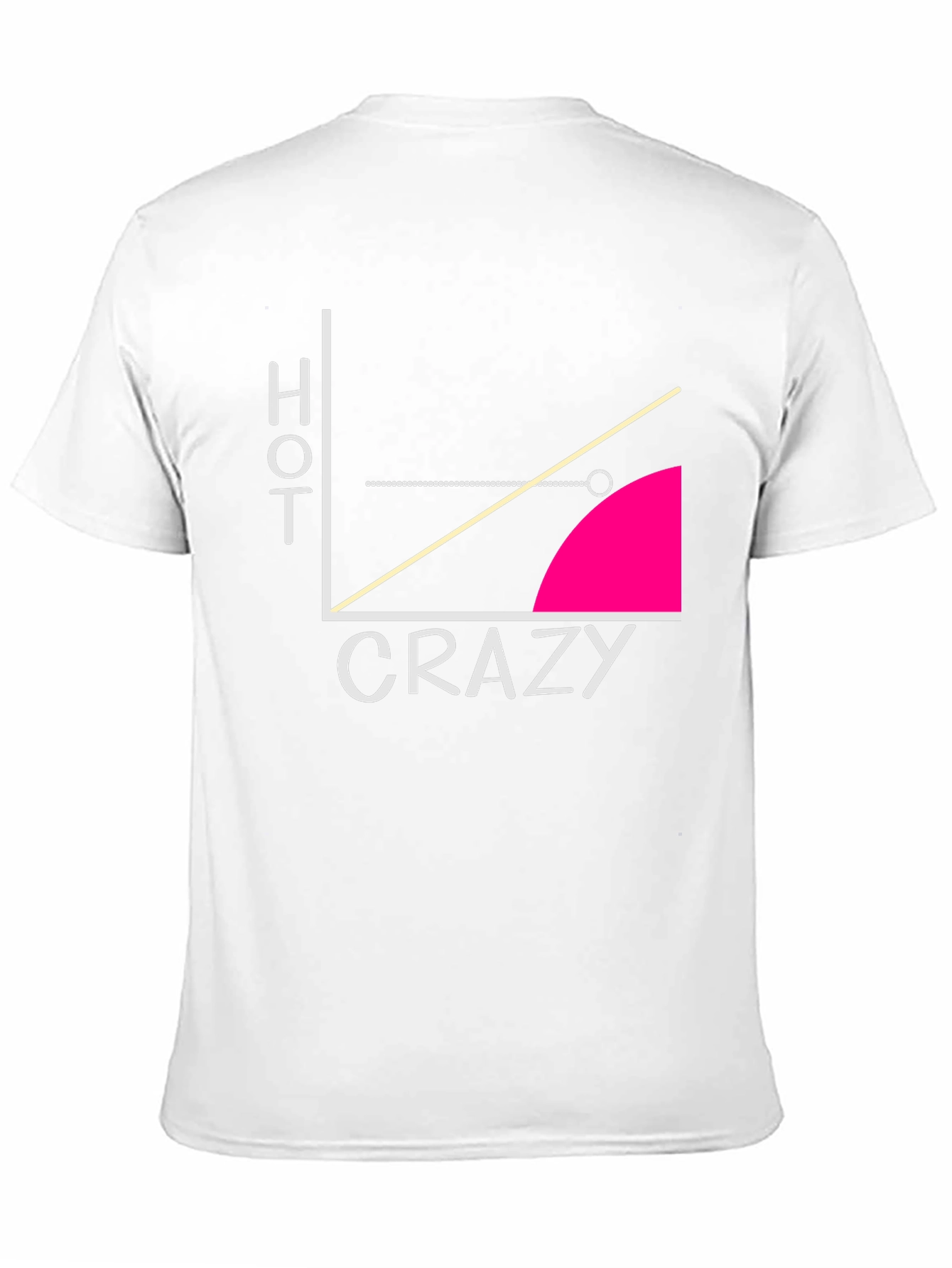 Hot Crazy Graph T-Shirt - Funny Mens Tee