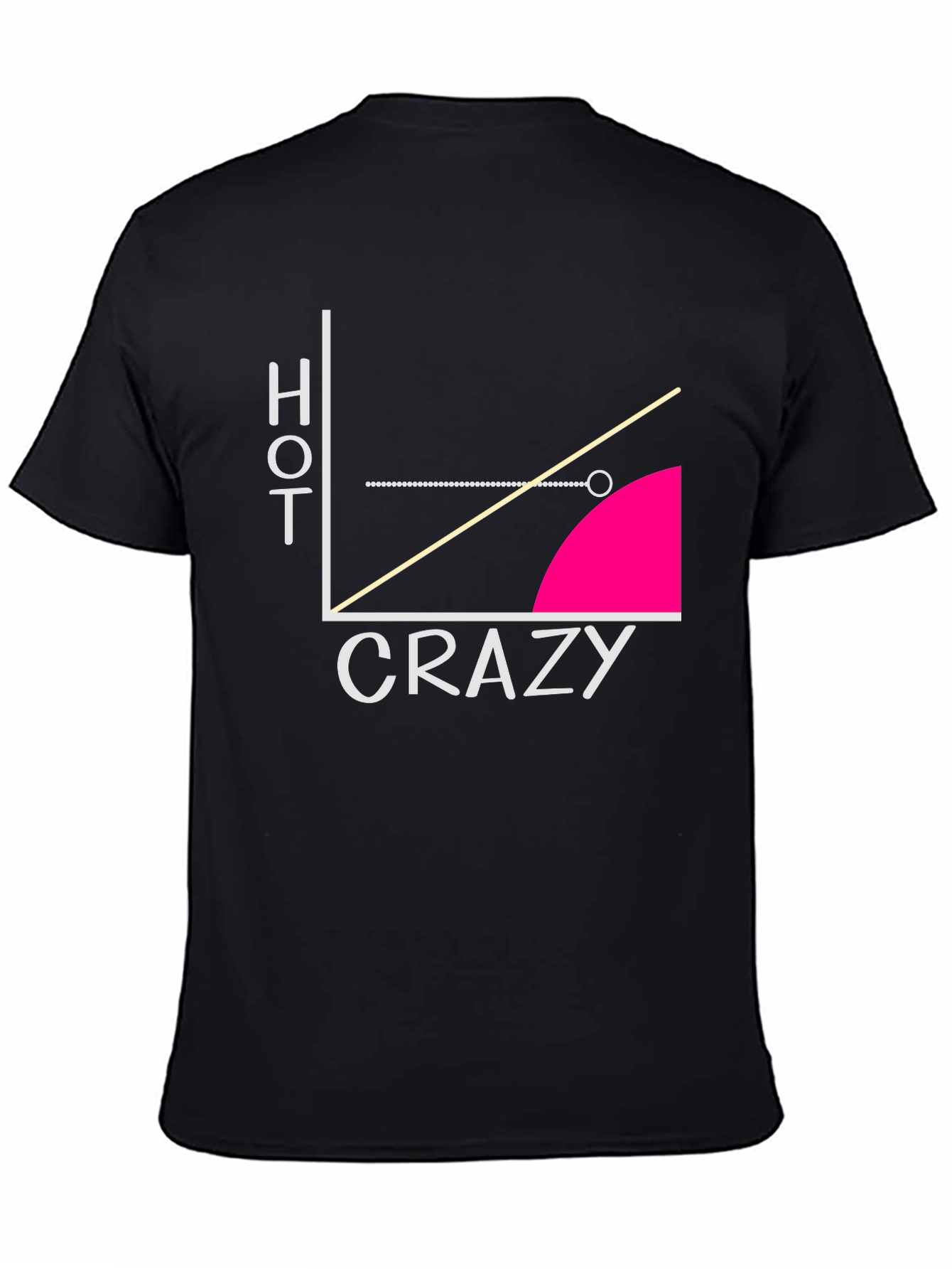 Hot Crazy Graph T-Shirt - Funny Mens Tee