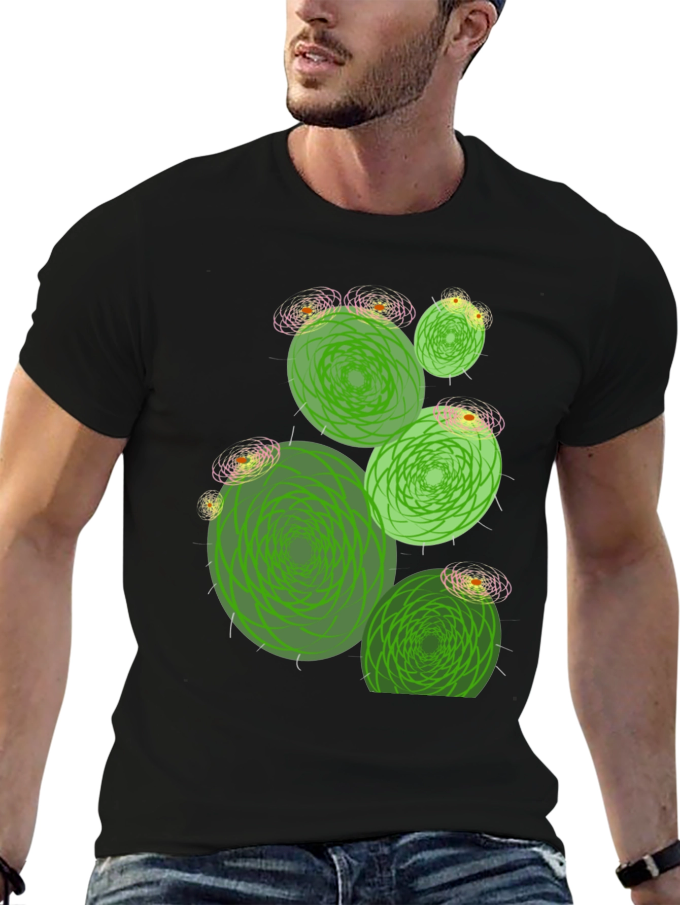 Cactus Graphic Print T-Shirt