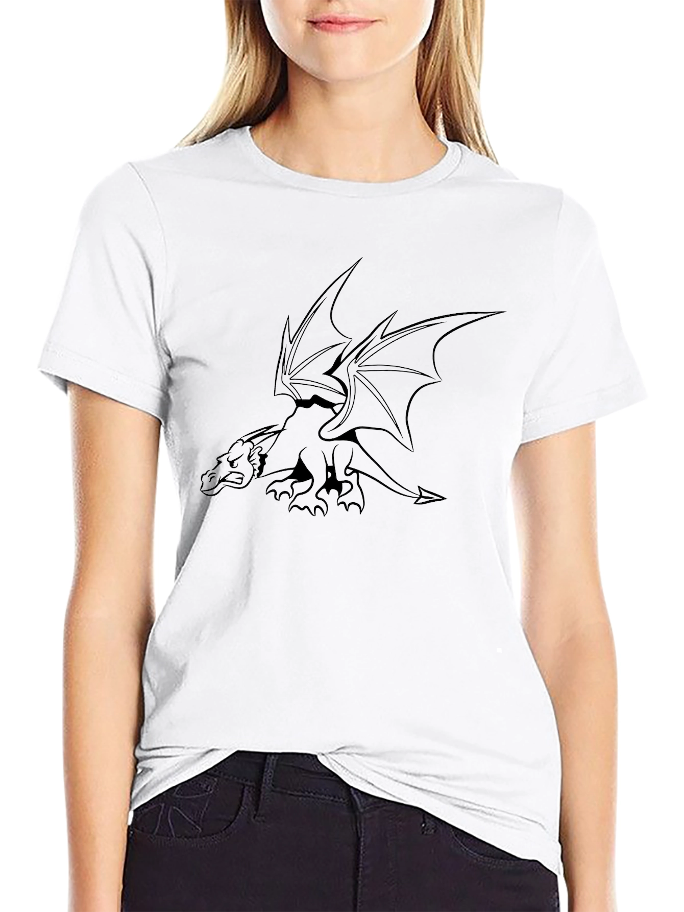 Black Dragon Graphic Tee - Bold & Unique Style