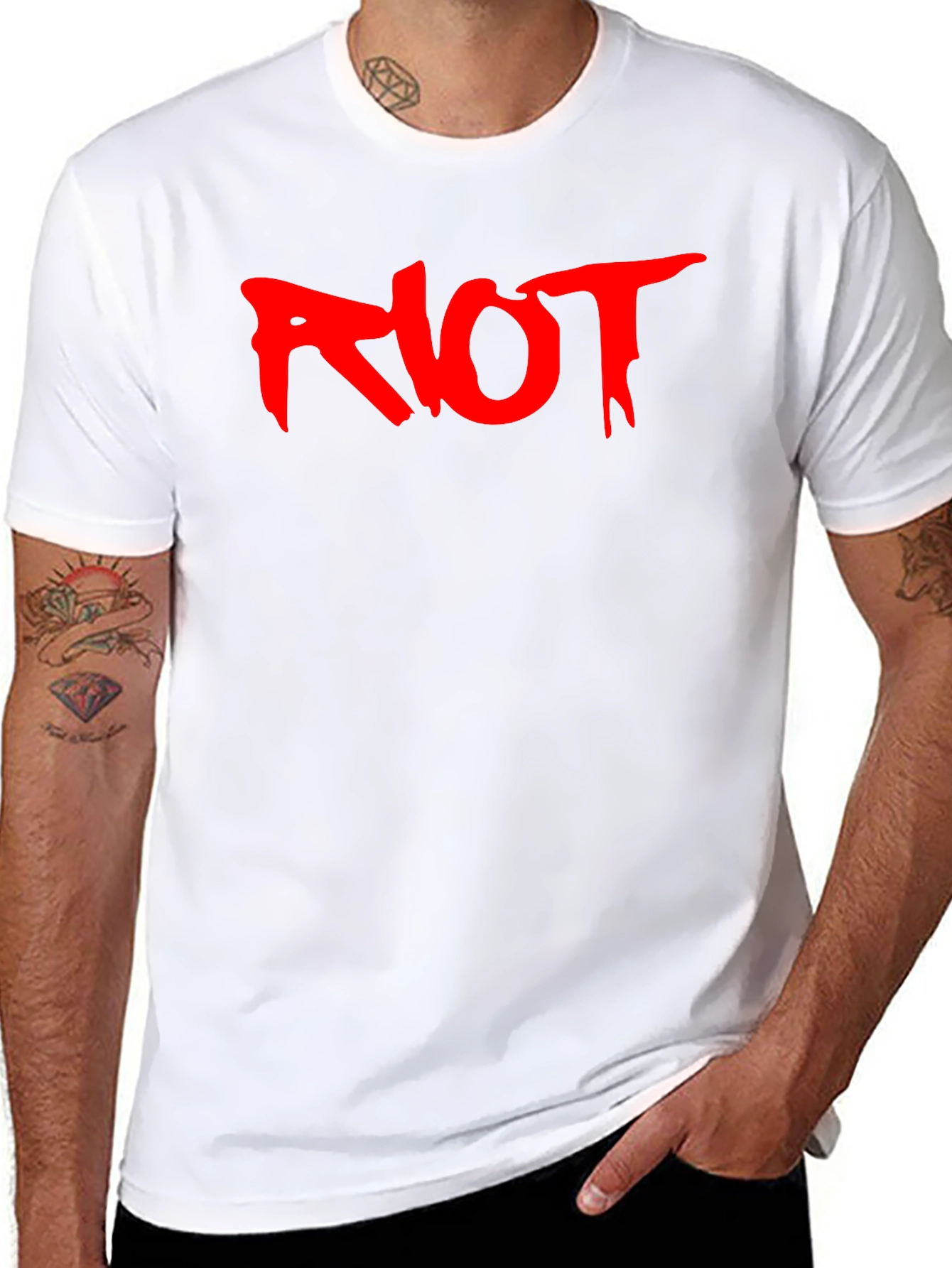 Riot Graphic Tee - Bold Streetwear Style