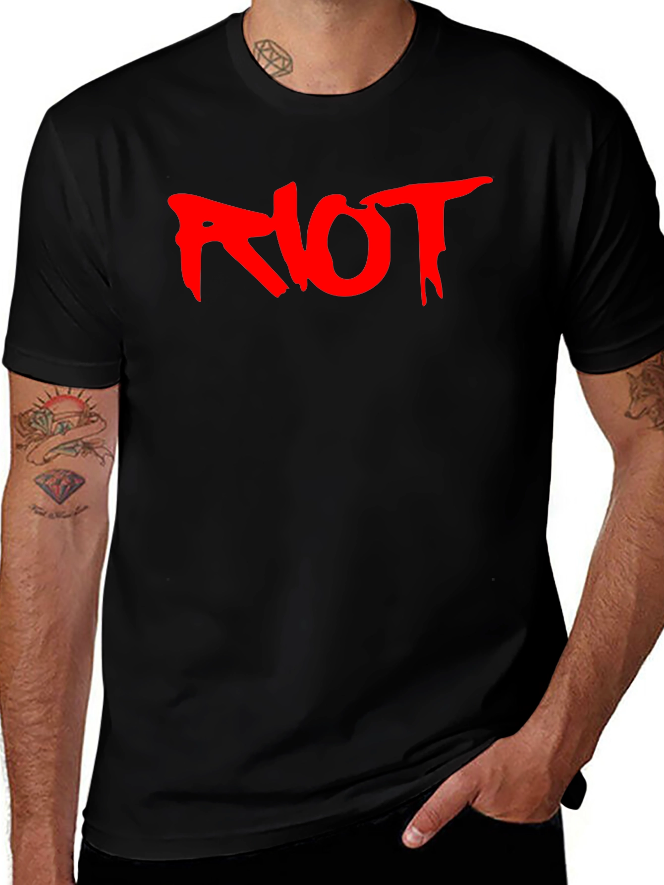 Riot Graphic Tee - Bold Streetwear Style