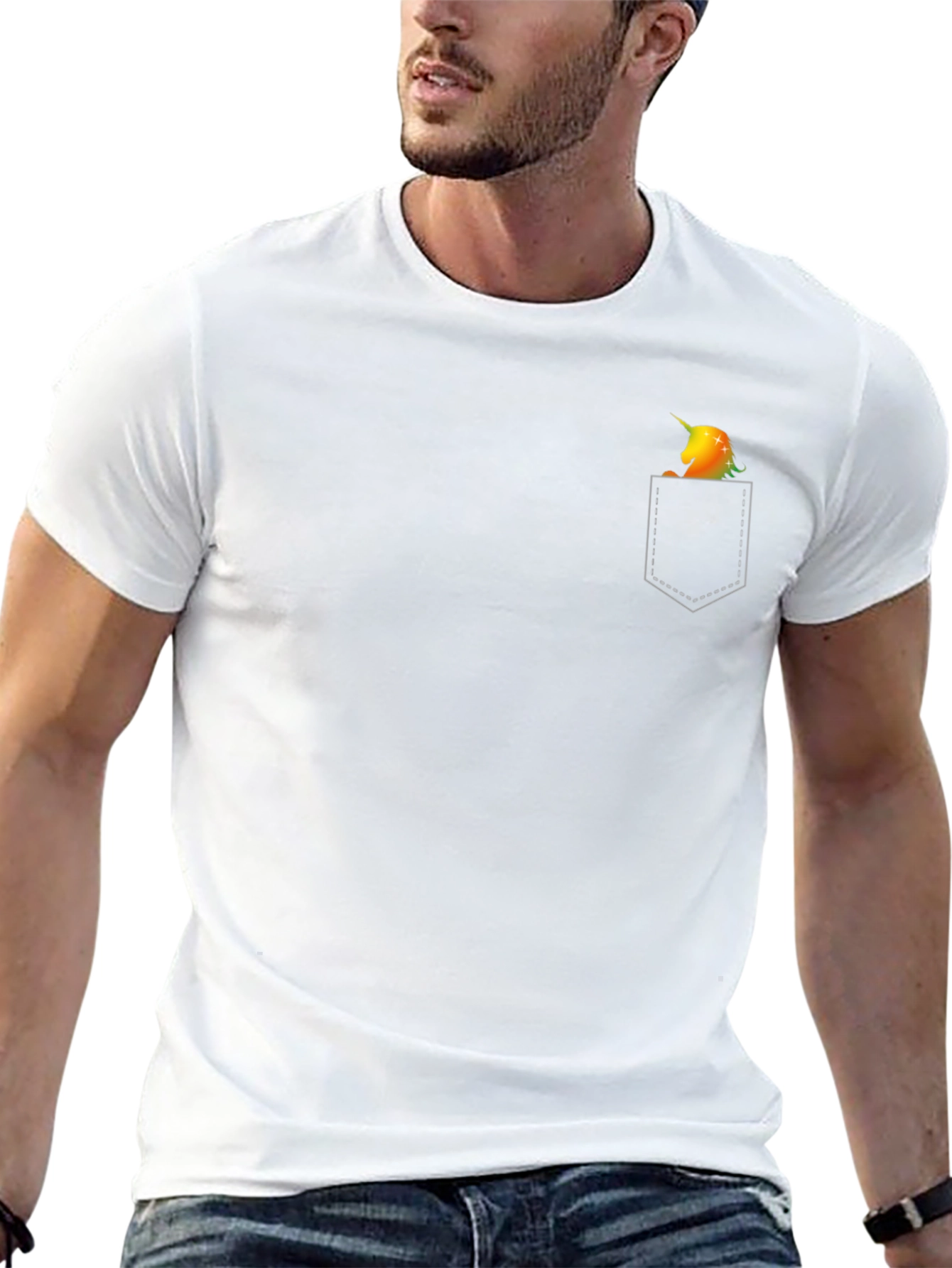 Unicorn Pocket Graphic Tee