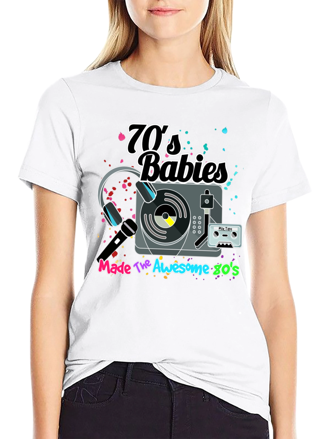 70s Babies Made The Awesome 80s Graphic Tee