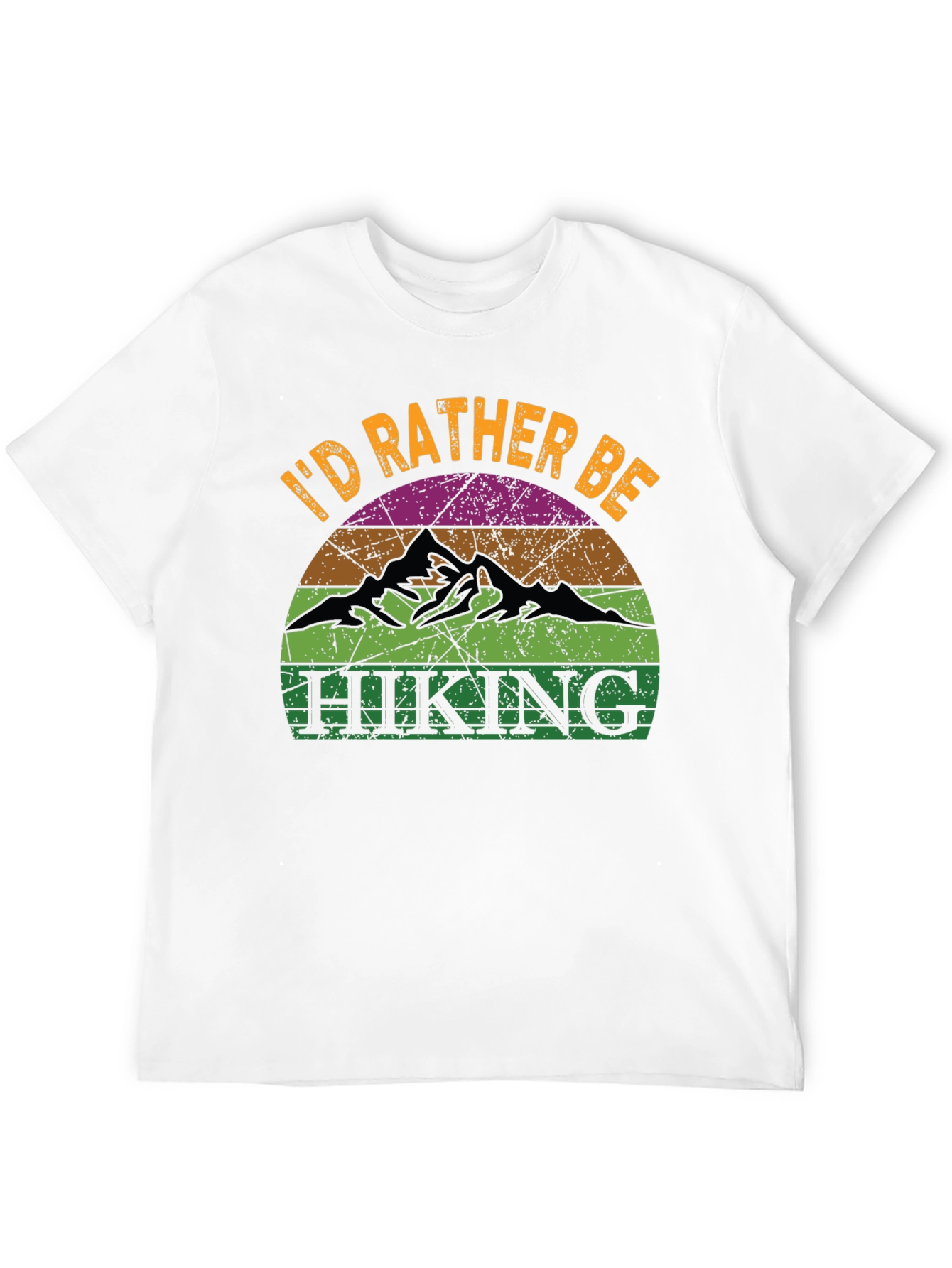 Id Rather Be Hiking Graphic T-Shirt