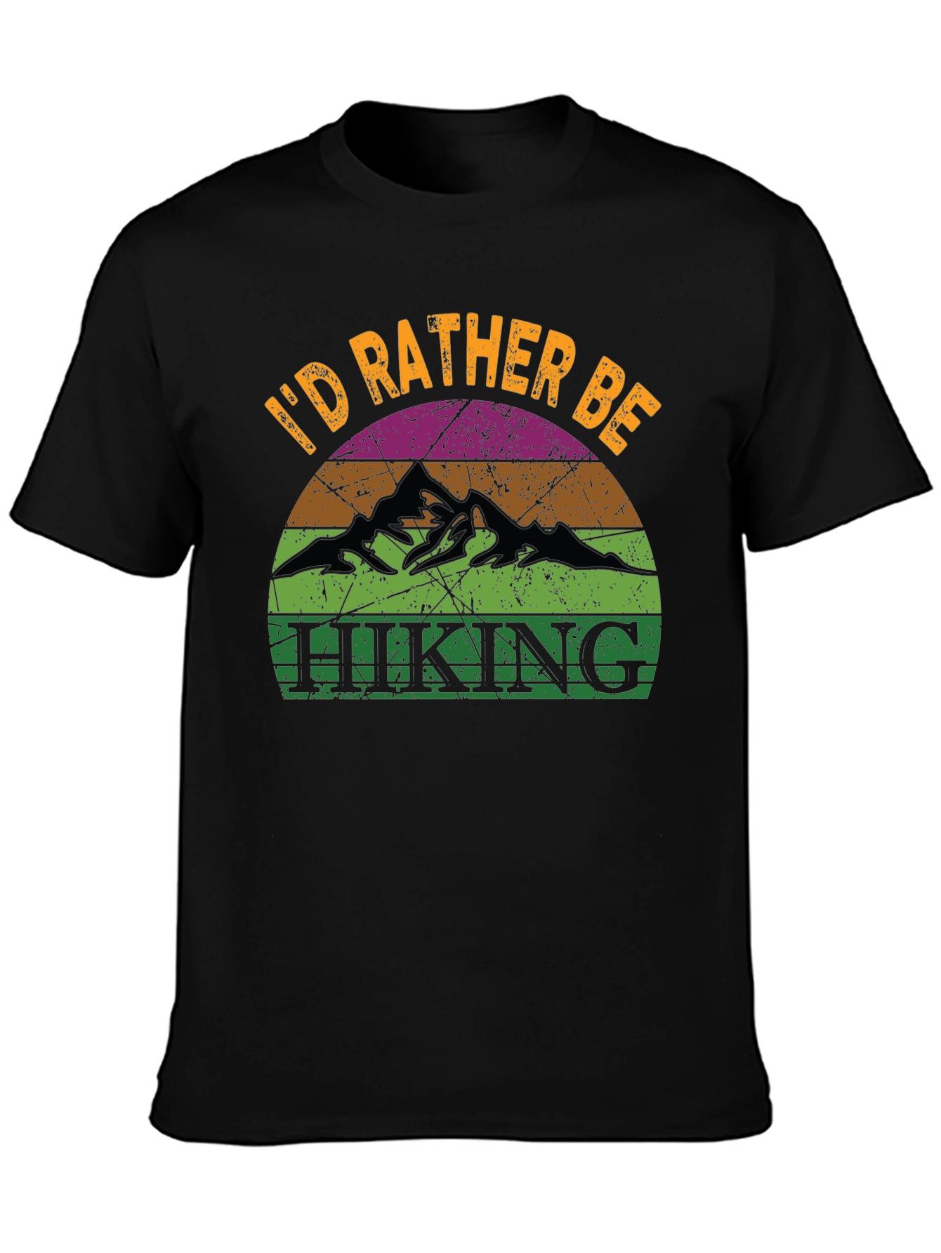 Id Rather Be Hiking Graphic T-Shirt