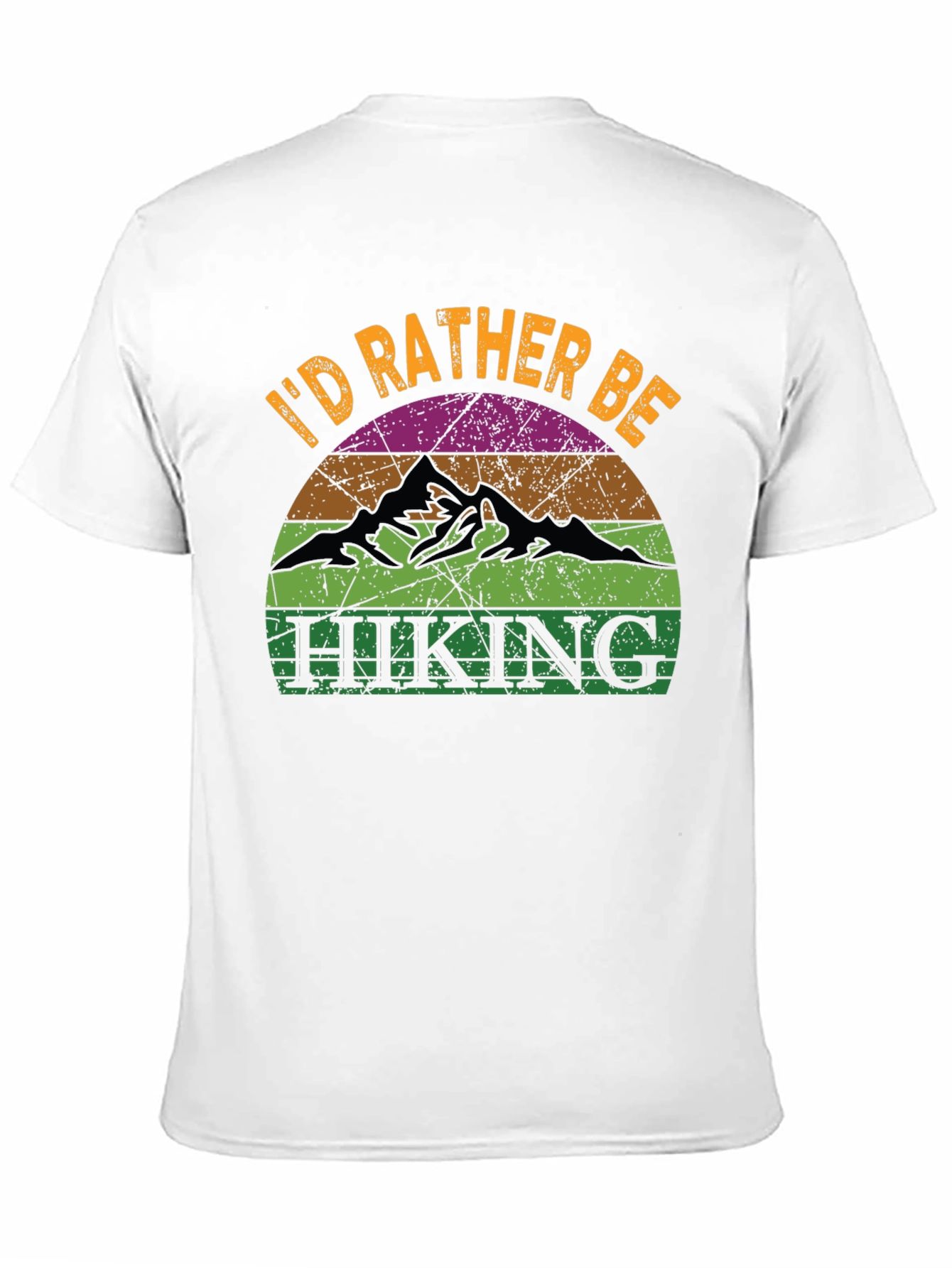 Id Rather Be Hiking Graphic T-Shirt