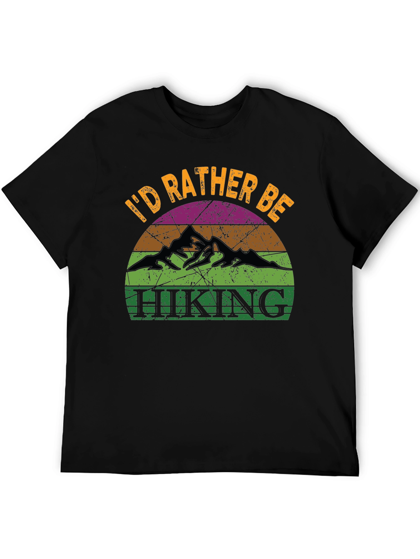 Id Rather Be Hiking Graphic T-Shirt