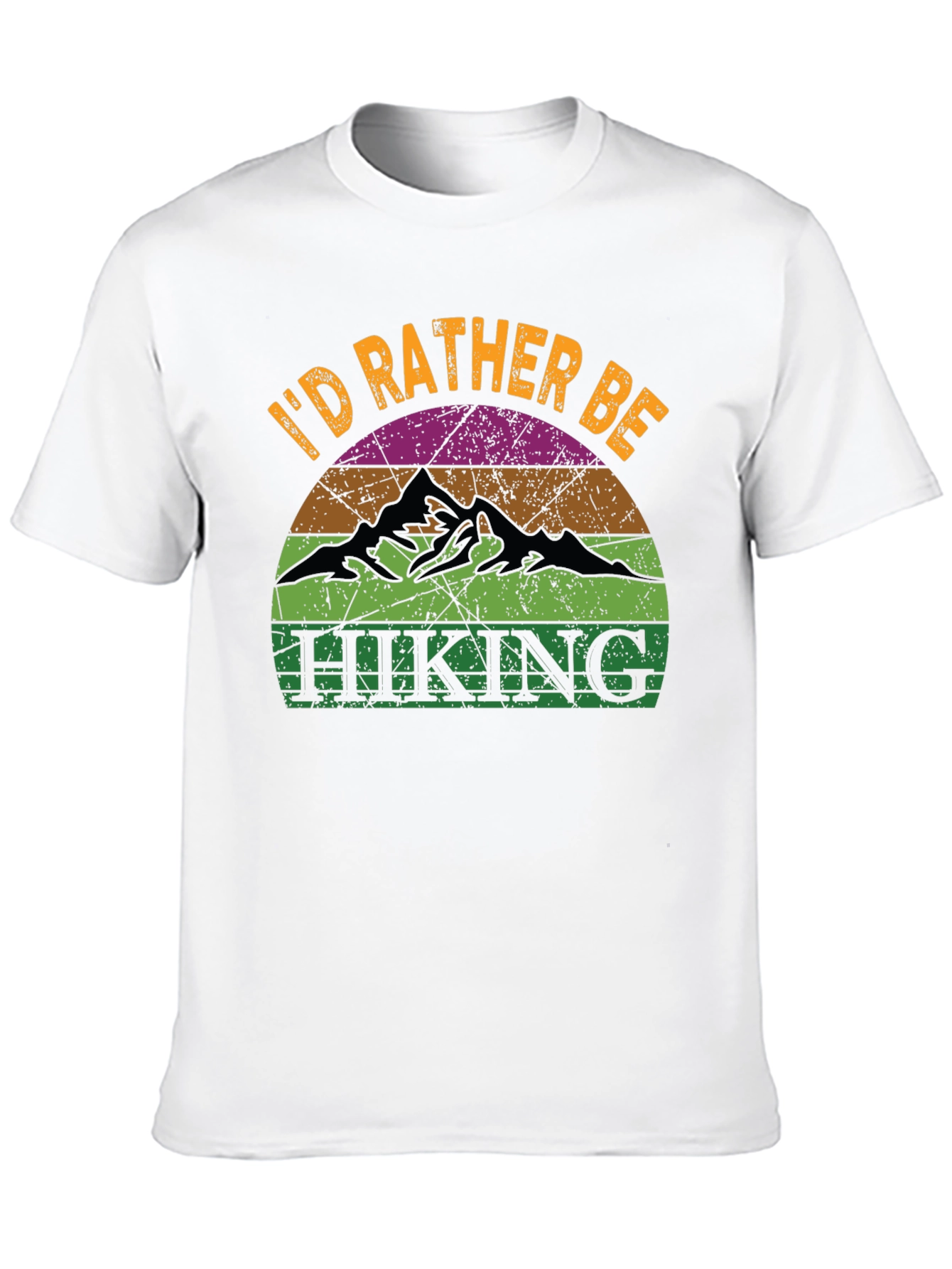Id Rather Be Hiking Graphic T-Shirt